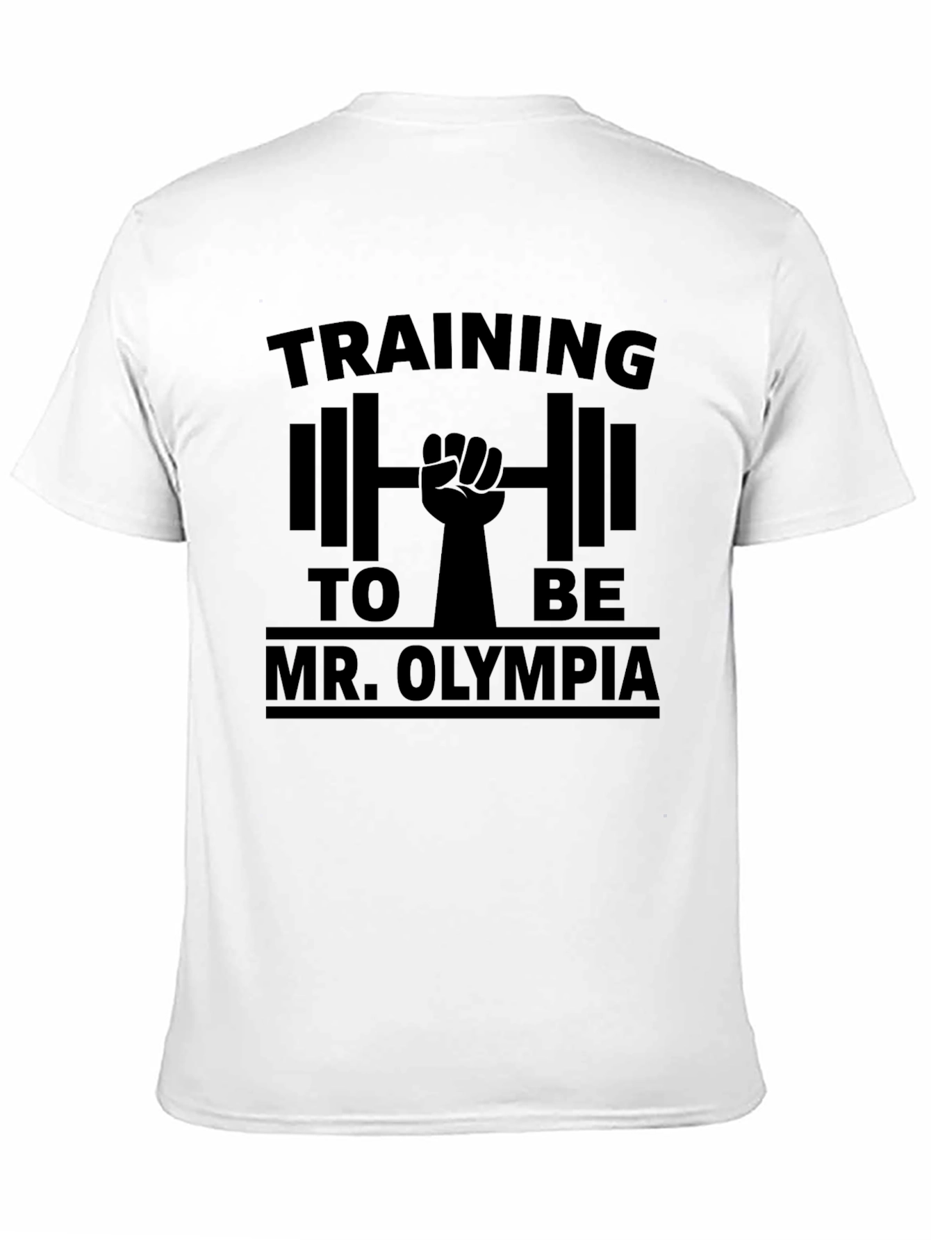 Training to Be Mr. Olympia Black T-Shirt