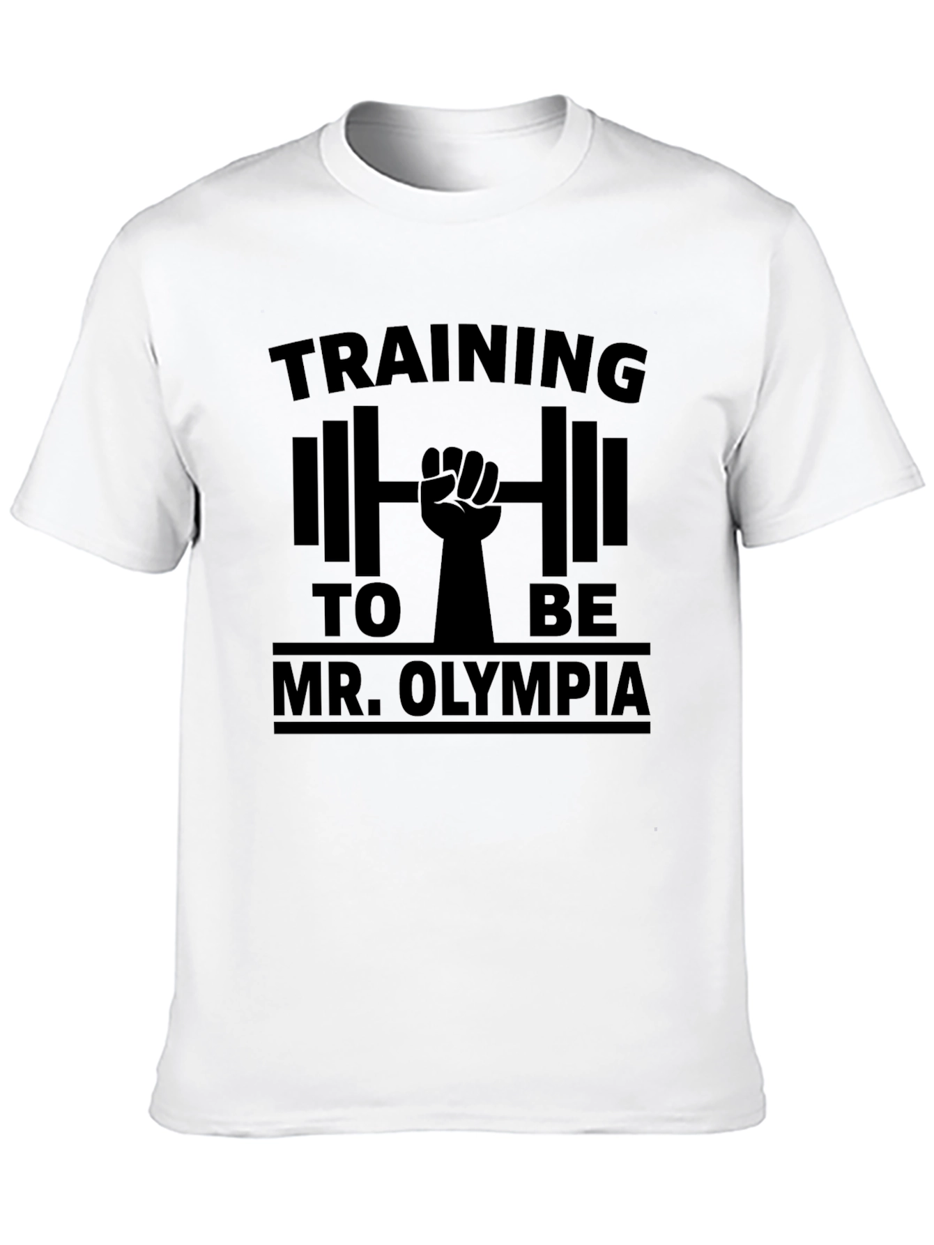 Training to Be Mr. Olympia Black T-Shirt