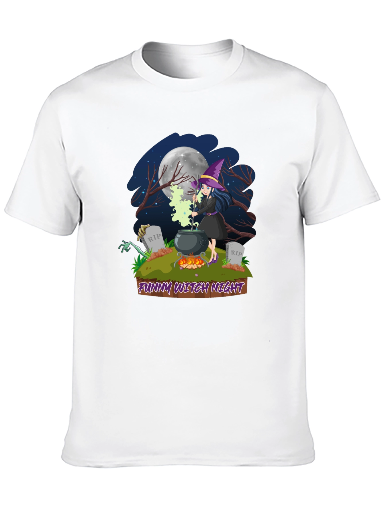 Funny Witch Night T-Shirt