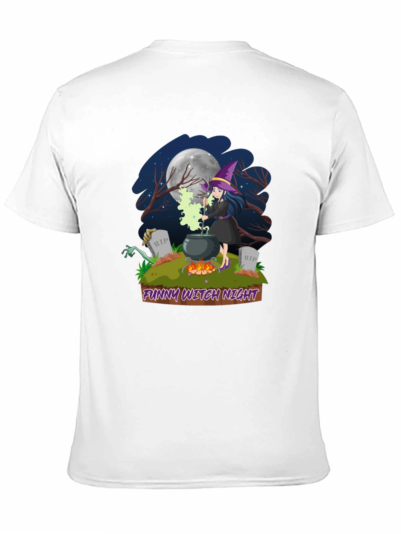Funny Witch Night T-Shirt