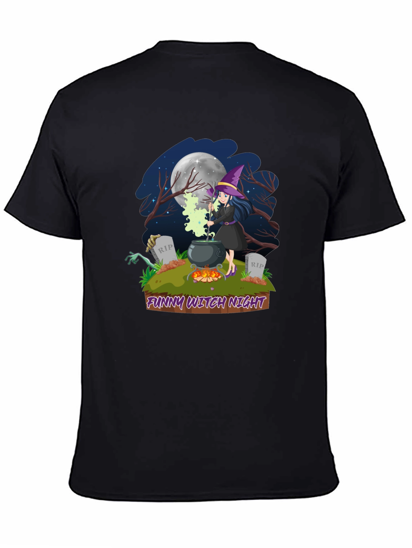 Funny Witch Night T-Shirt