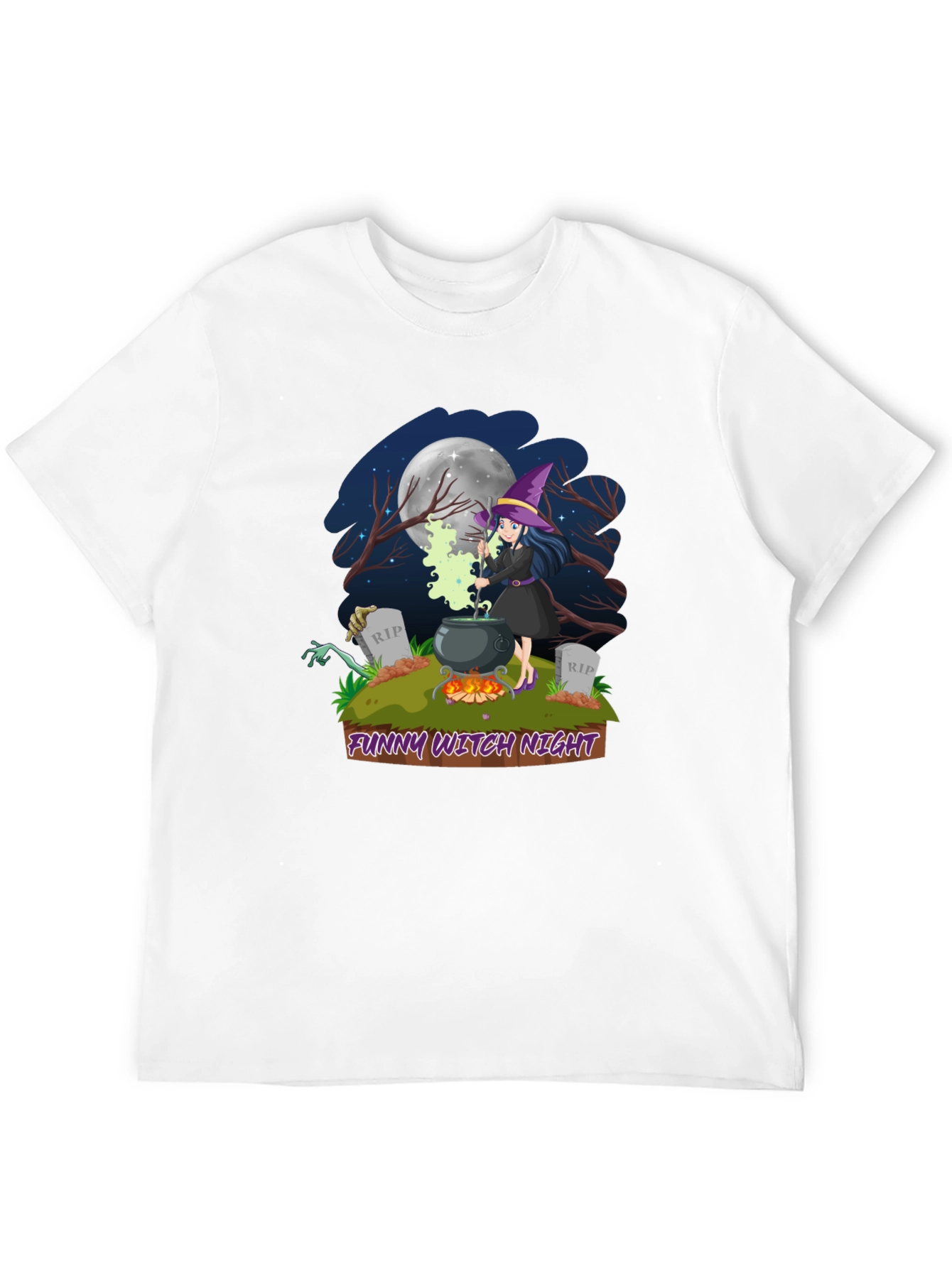 Funny Witch Night T-Shirt