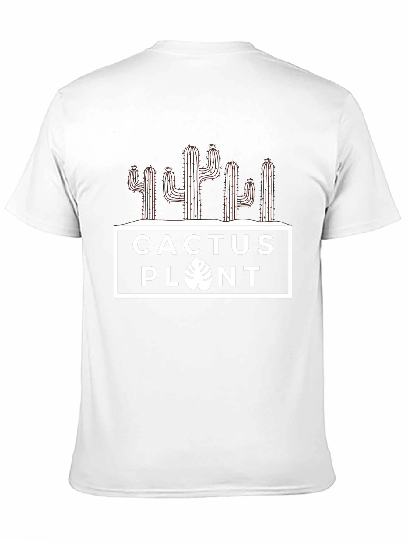 Cactus Plant Graphic Tee - Unisex Black T-Shirt