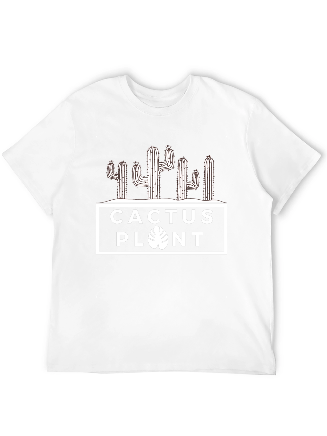 Cactus Plant Graphic Tee - Unisex Black T-Shirt
