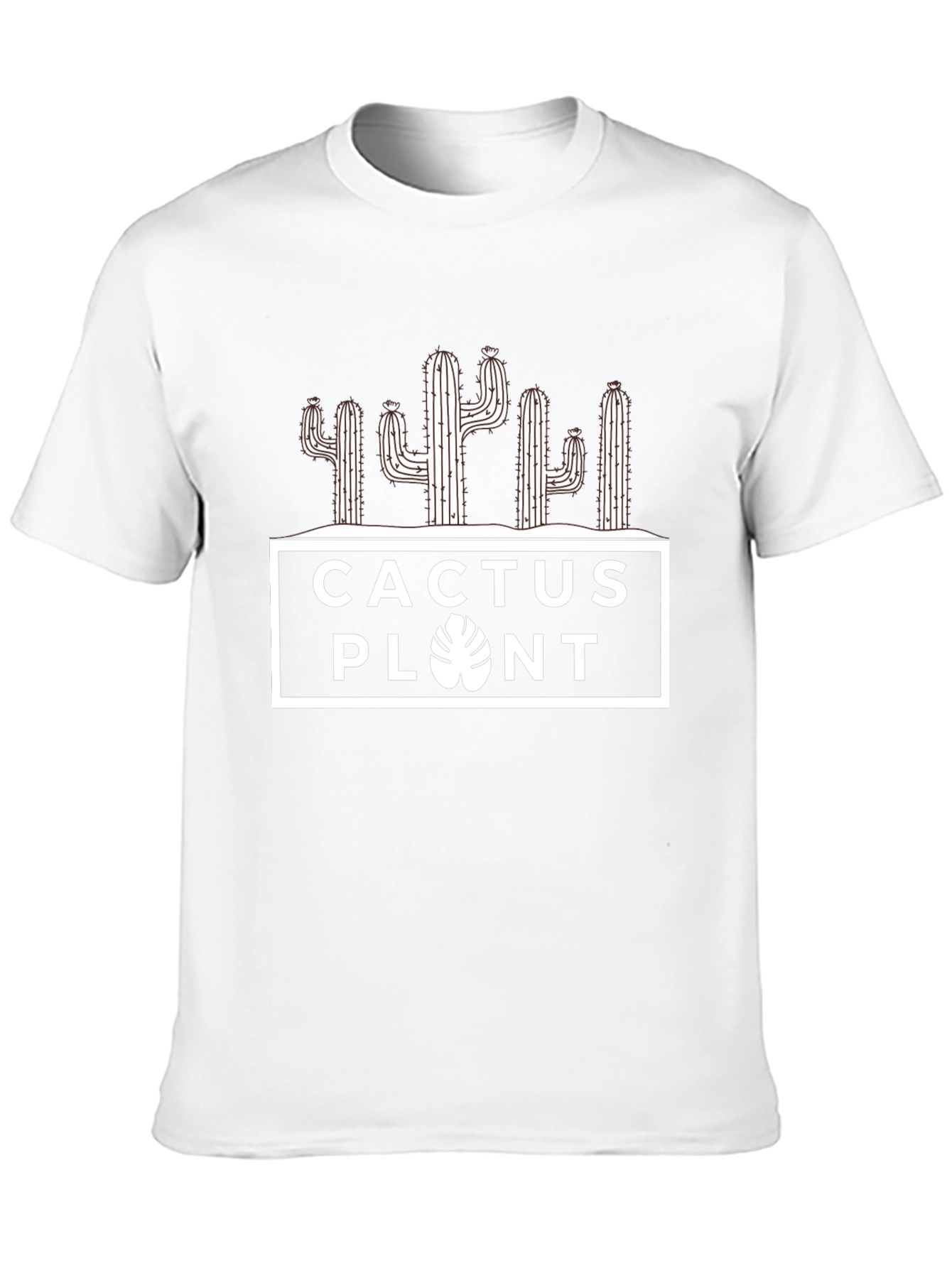 Cactus Plant Graphic Tee - Unisex Black T-Shirt