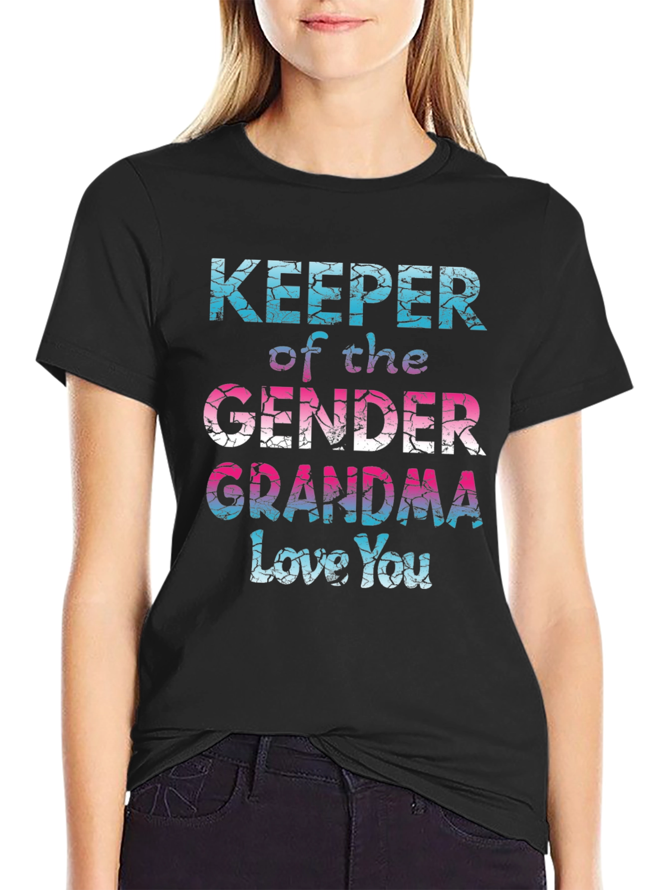 Gender Reveal Grandma T-Shirt - Love You!