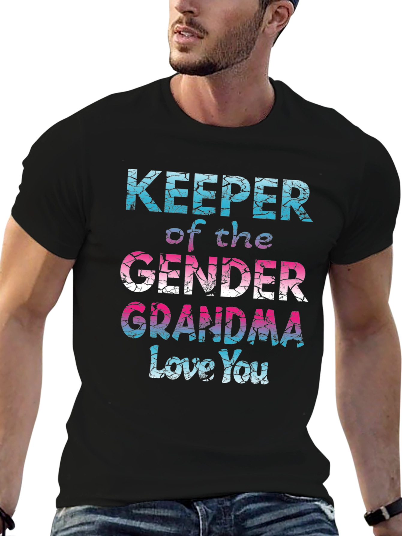 Gender Reveal Grandma T-Shirt - Love You!