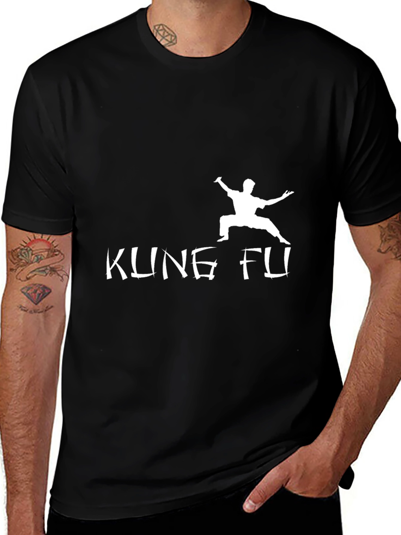 Kung Fu Graphic Tee - Martial Arts Style