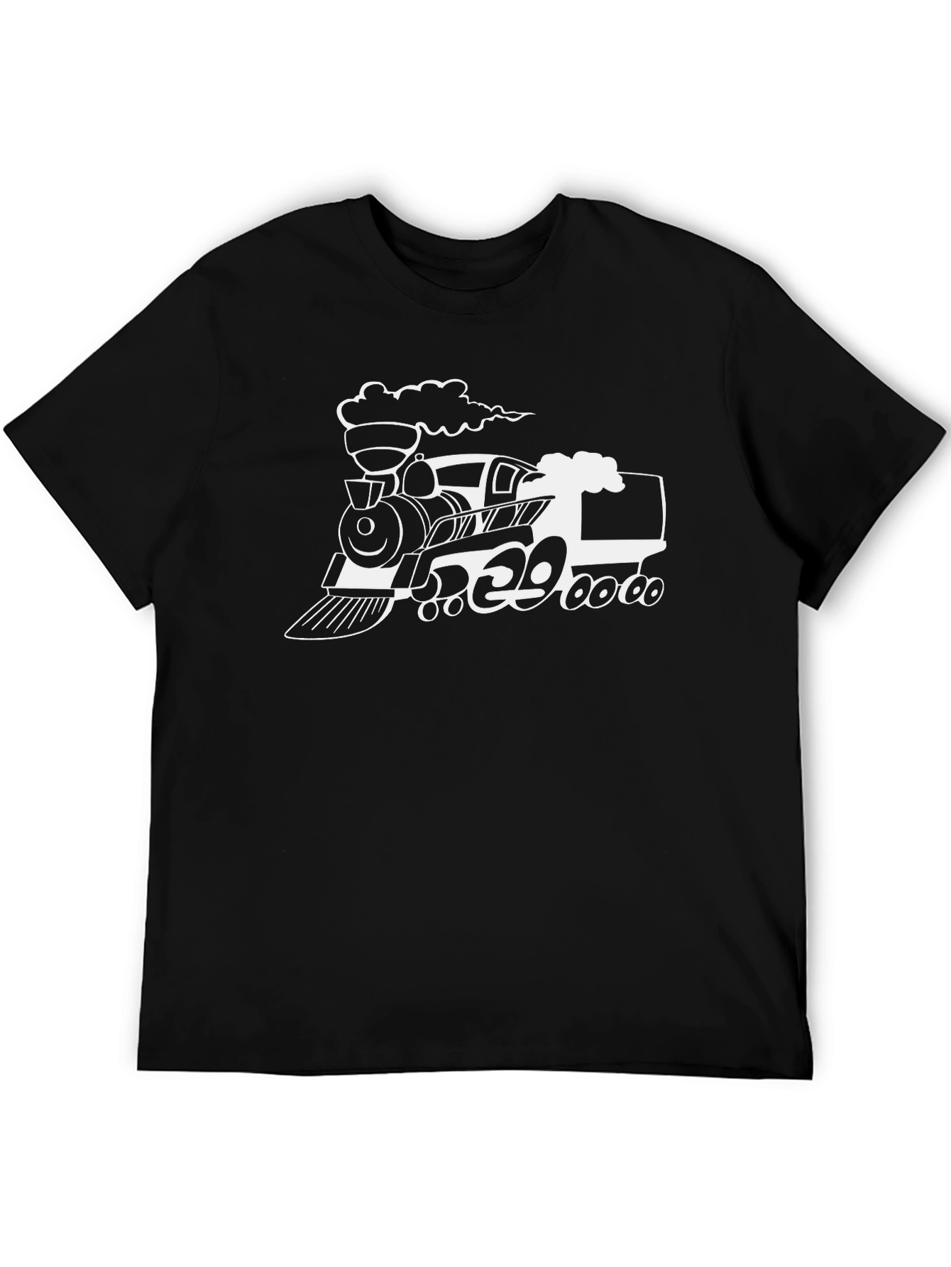 Train Graphic Tee - Cool Steam Engine Design