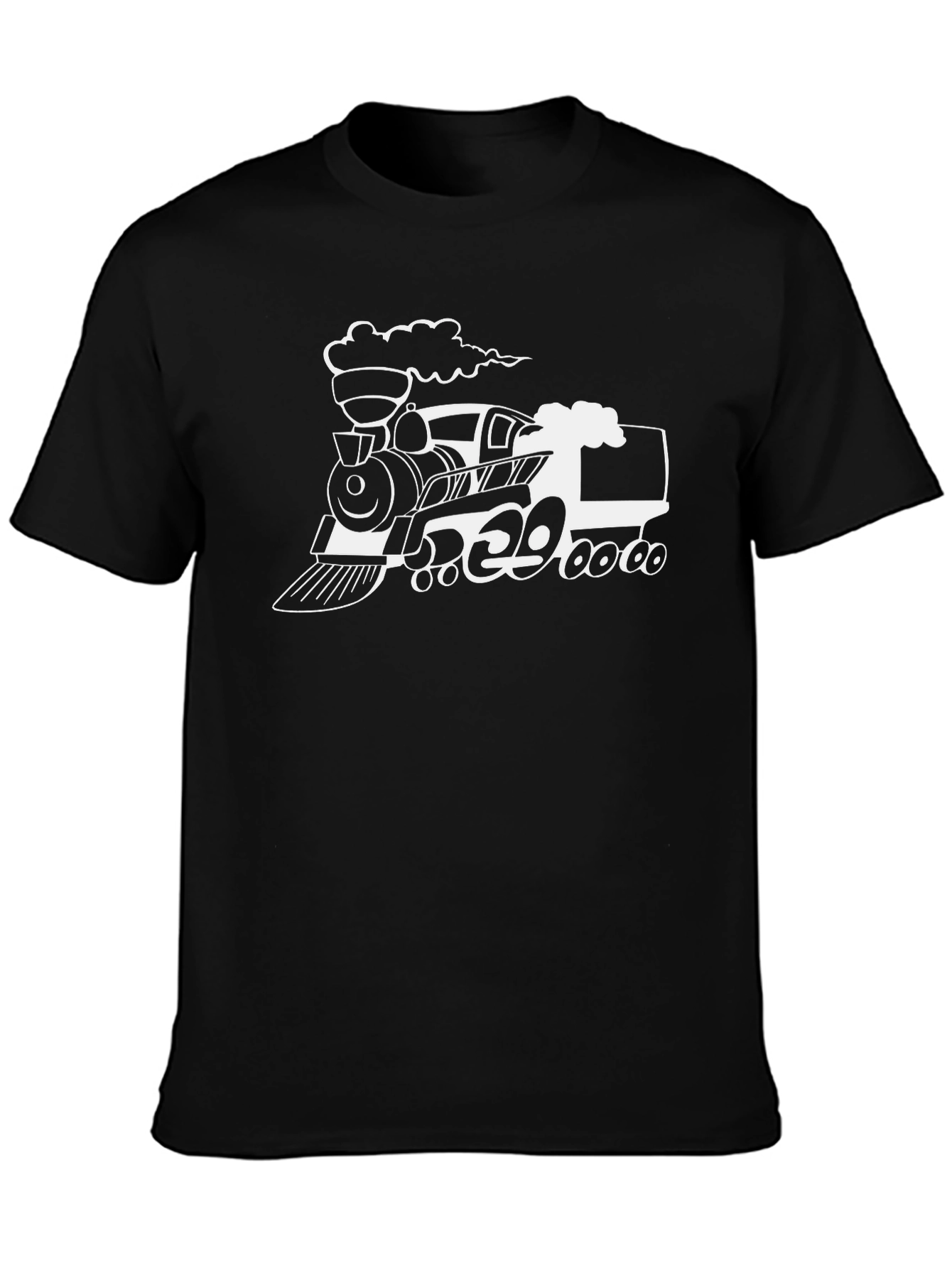 Train Graphic Tee - Cool Steam Engine Design