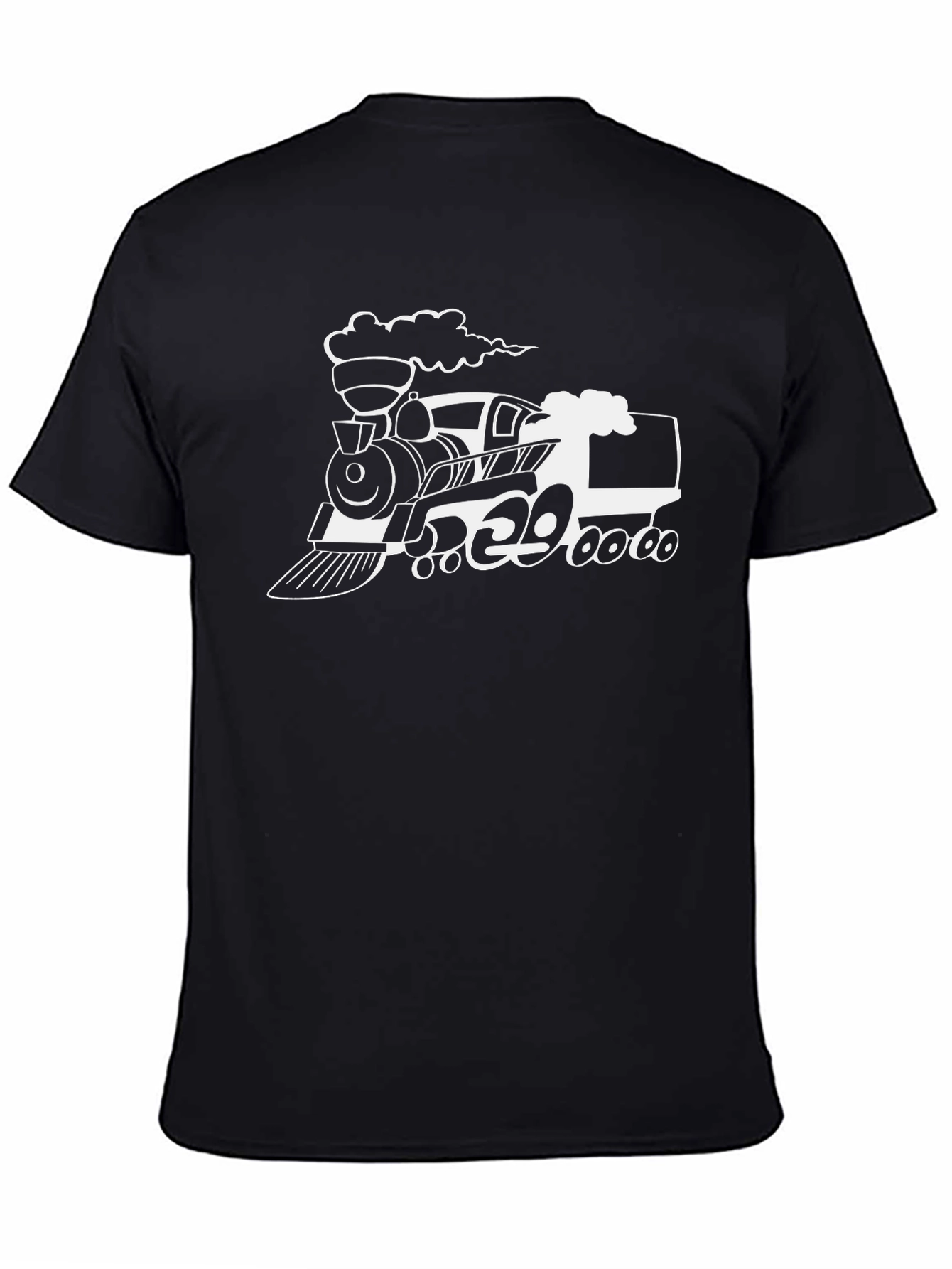 Train Graphic Tee - Cool Steam Engine Design