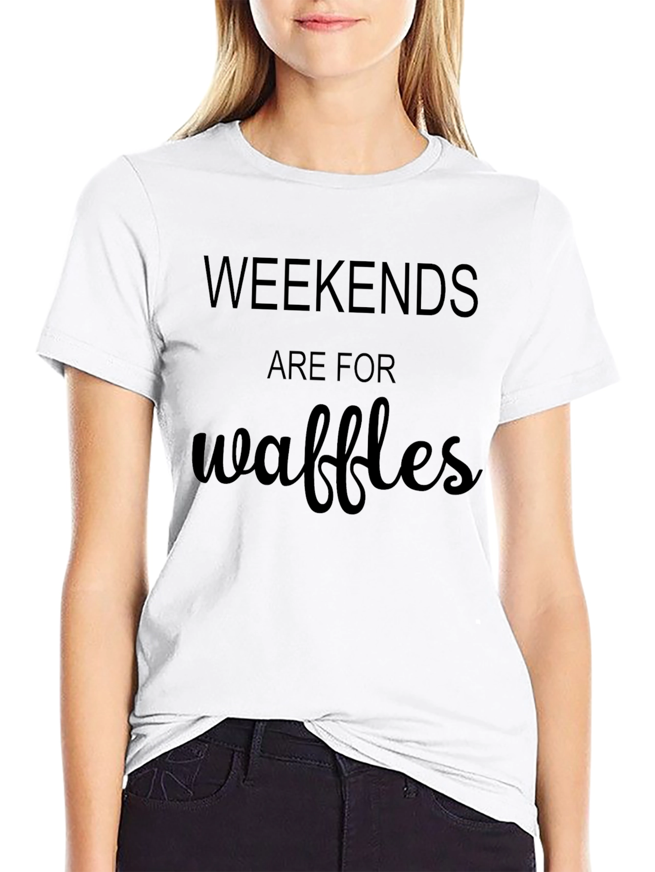 Weekends are for Waffles Graphic Tee