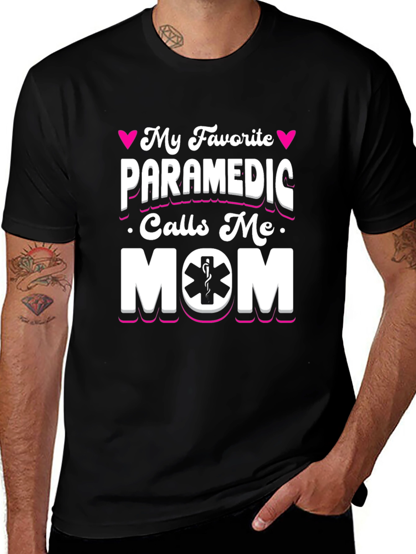 Favorite Paramedic Mom Graphic Tee