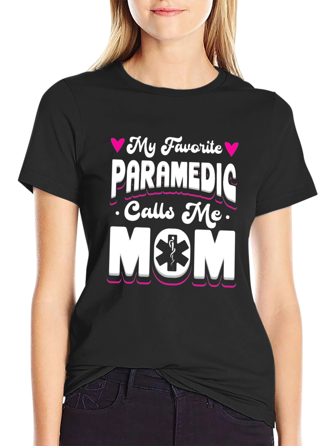 Favorite Paramedic Mom Graphic Tee