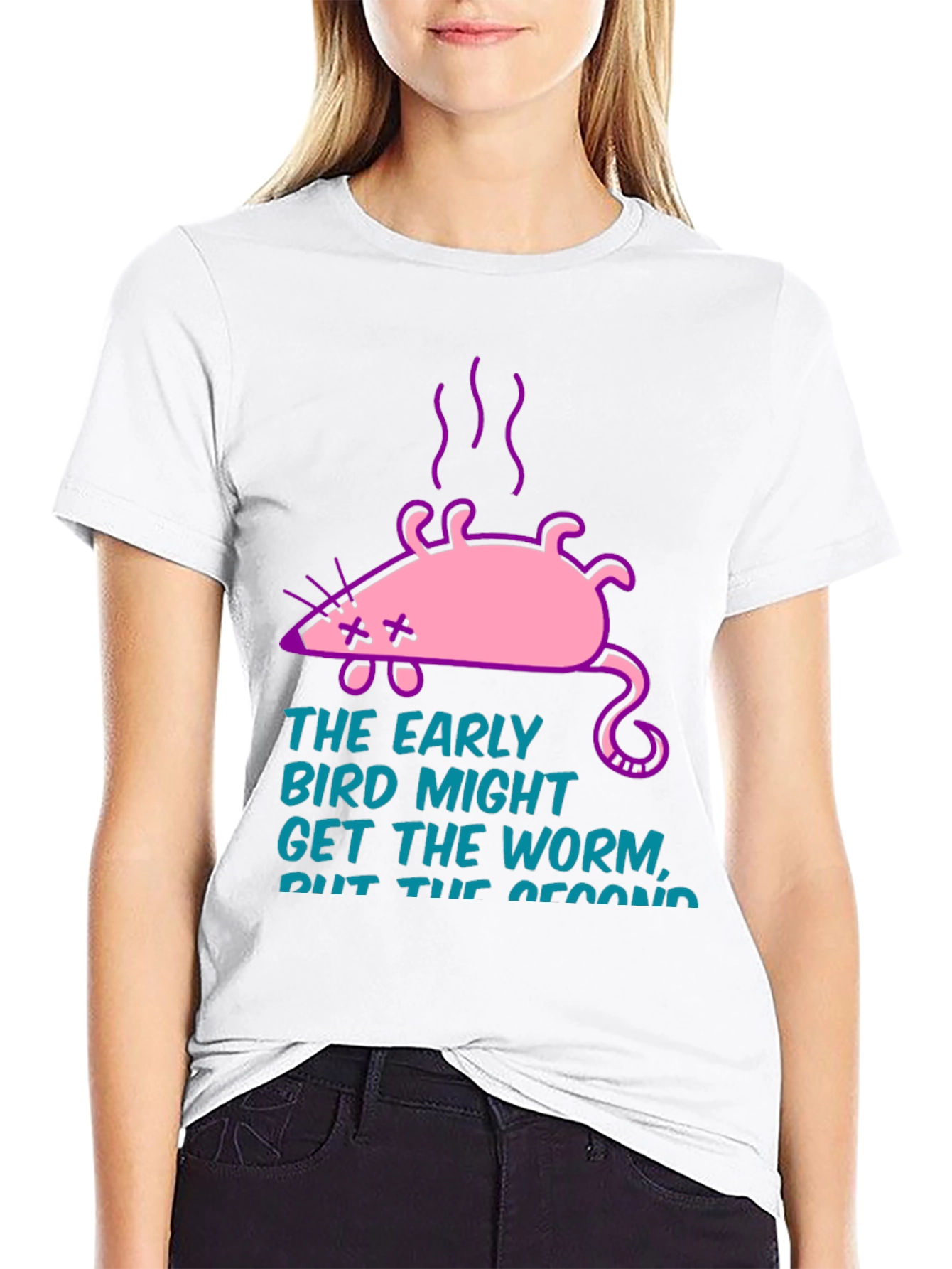 Early Bird Second Worm Graphic Tee