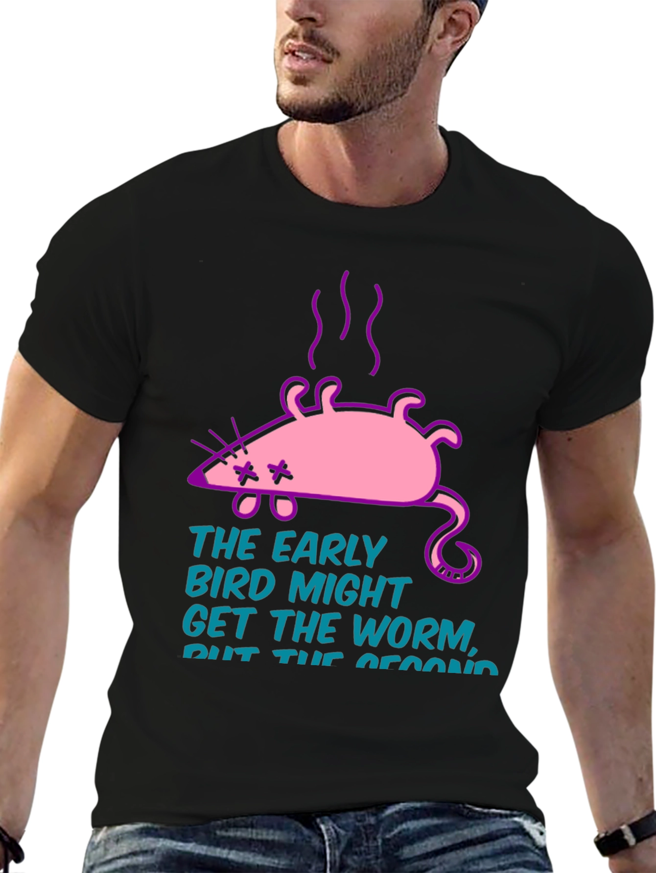 Early Bird Second Worm Graphic Tee