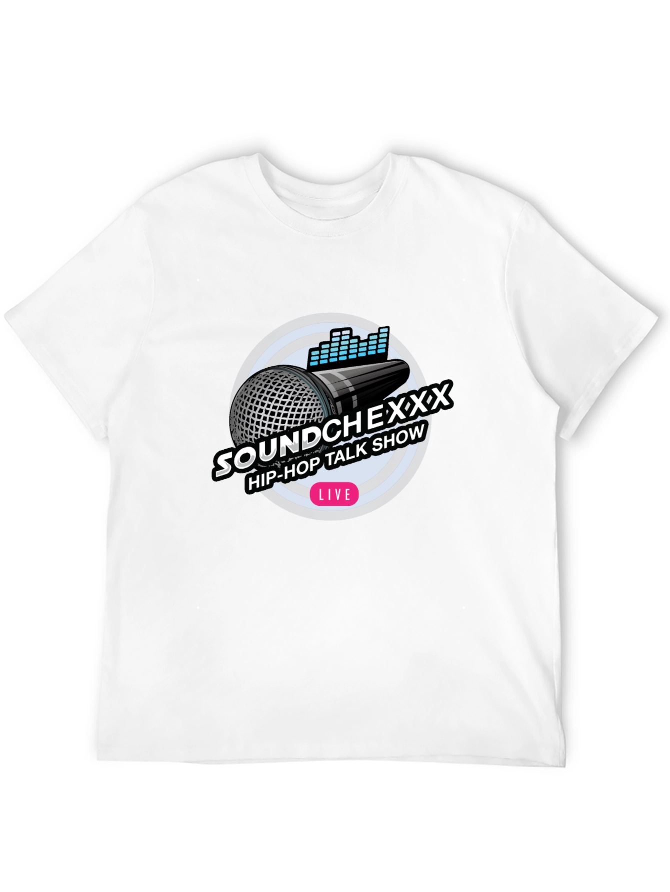 Soundchexxx Hip-Hop Talk Show Black T-Shirt