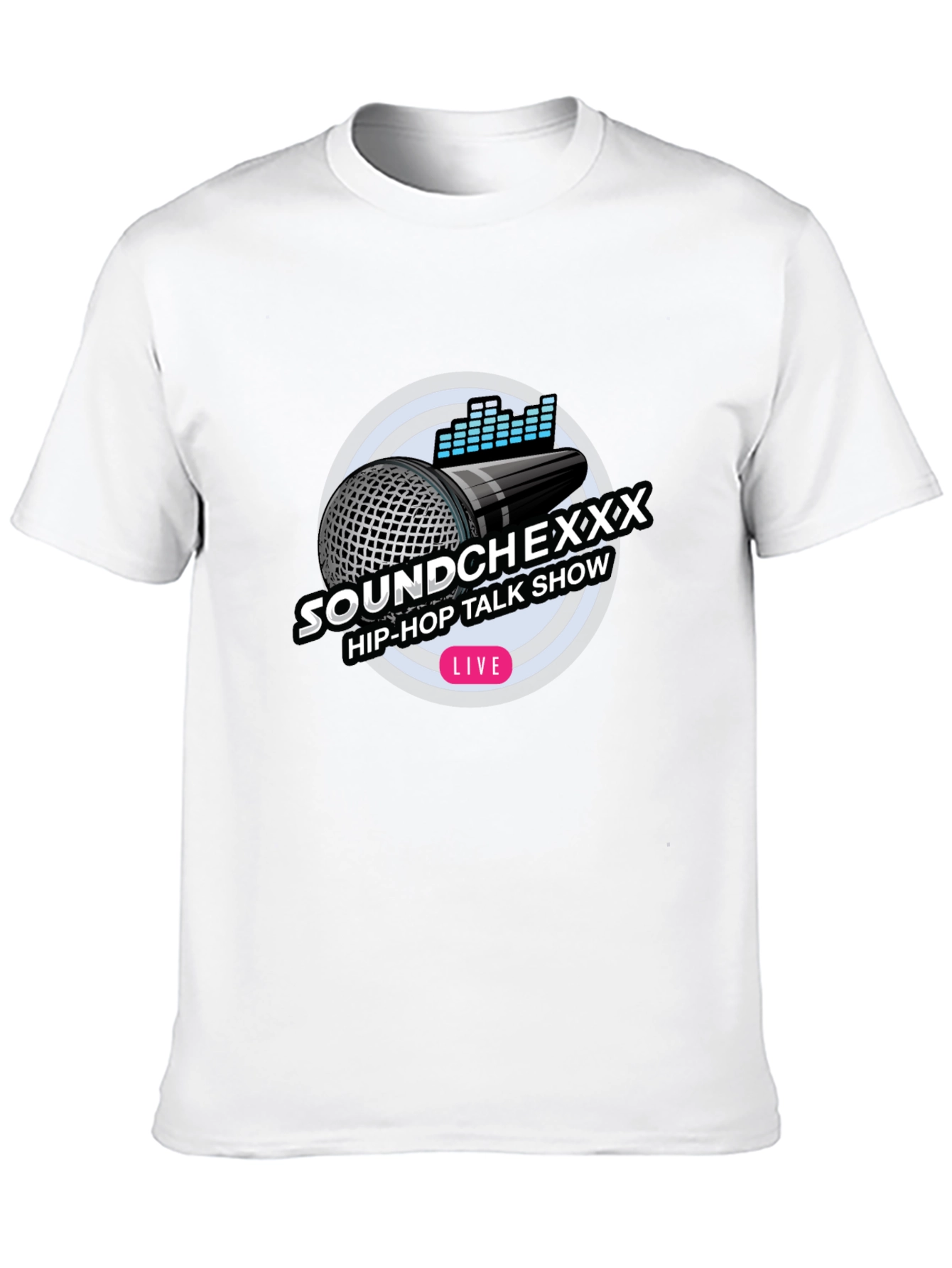 Soundchexxx Hip-Hop Talk Show Black T-Shirt