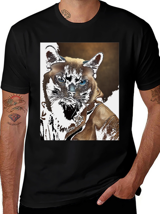 Cool Cat Biker T-Shirt