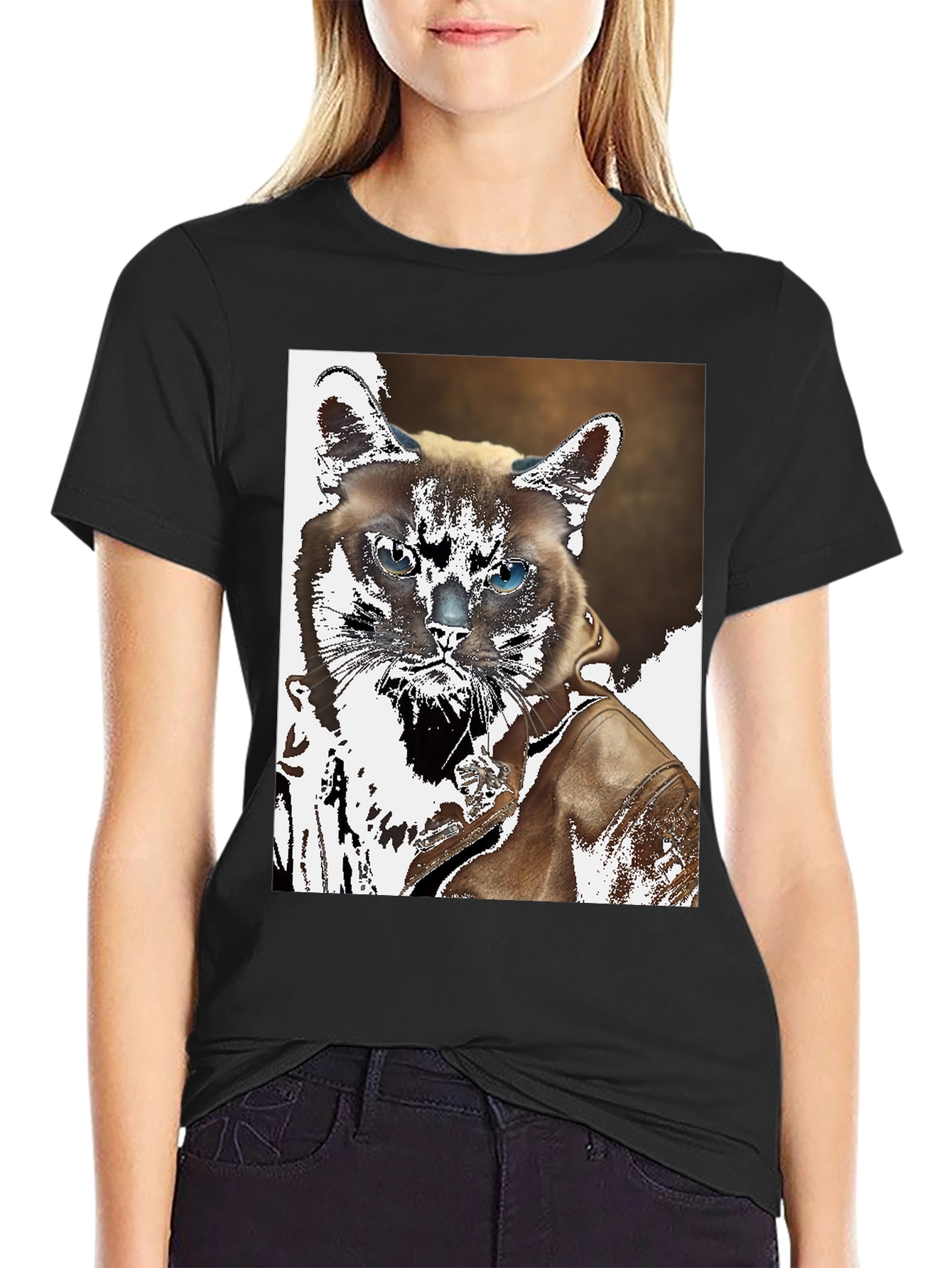 Cool Cat Biker T-Shirt