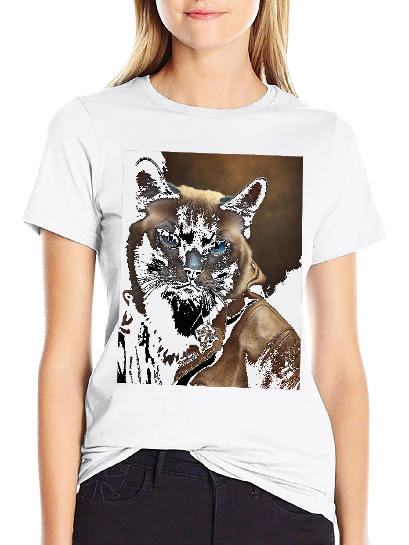 Cool Cat Biker T-Shirt
