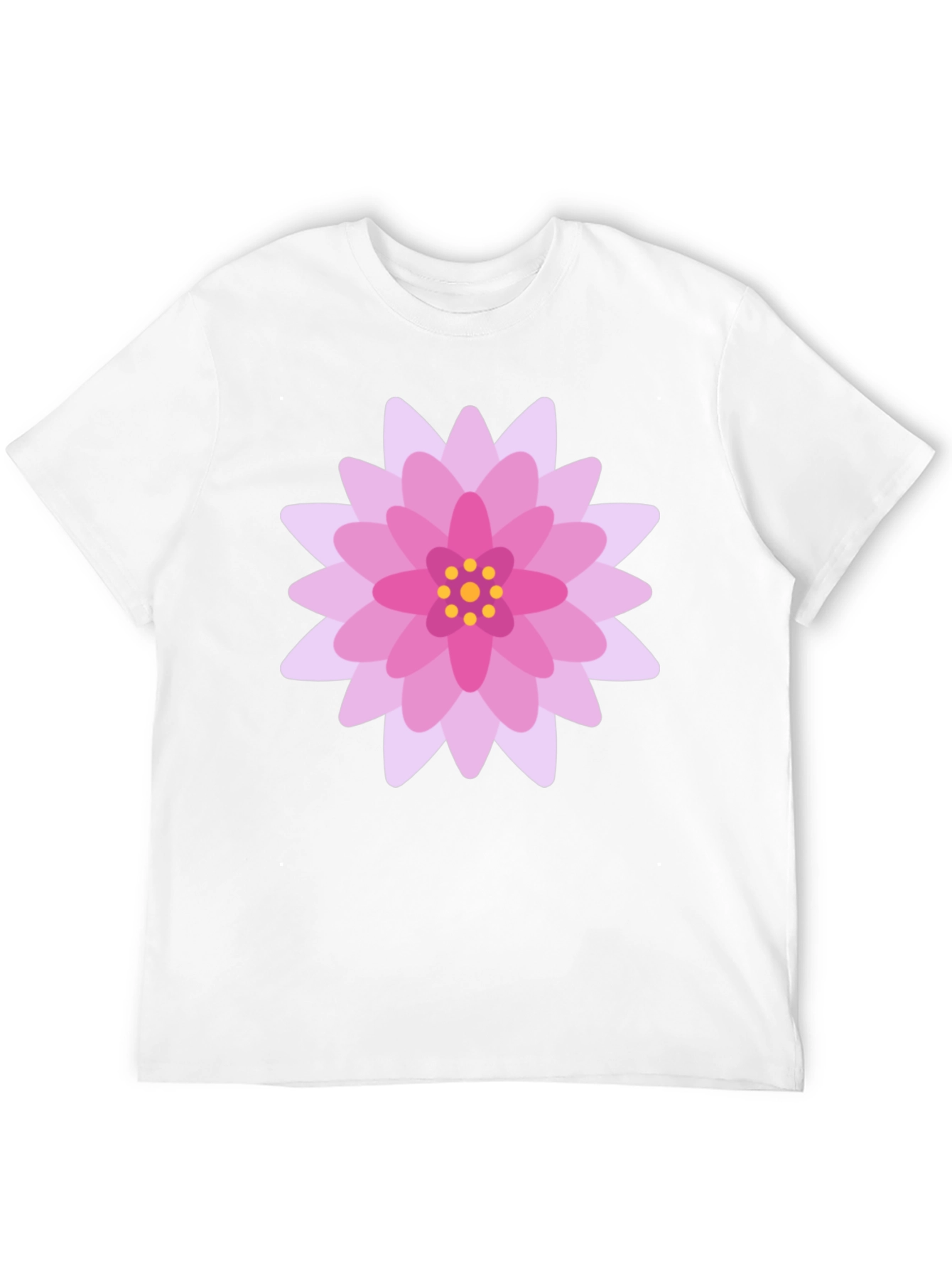 Floral Graphic T-Shirt - Black Cotton