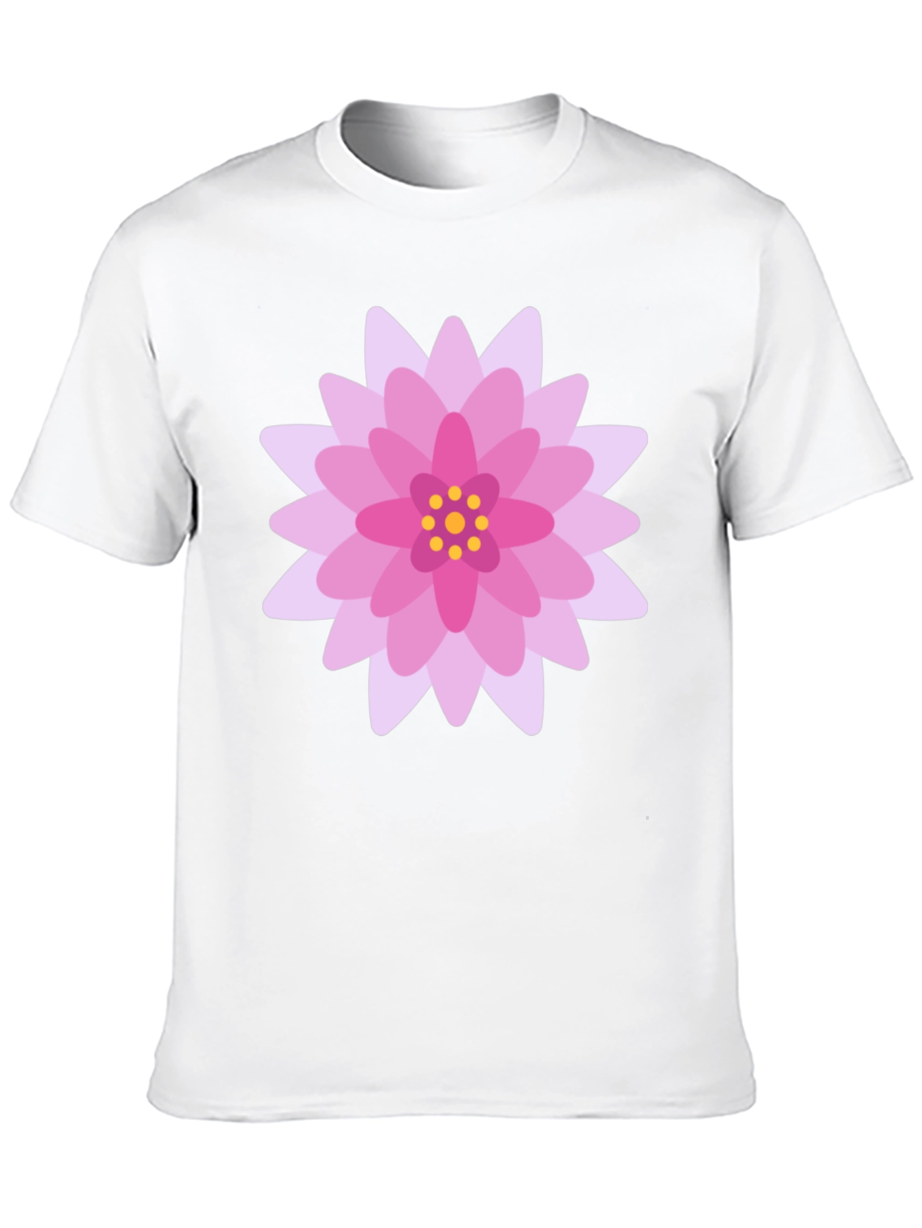 Floral Graphic T-Shirt - Black Cotton