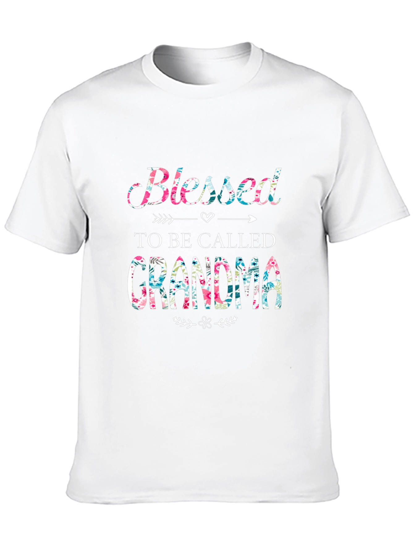 Blessed to be Called Grandma Floral T-Shirt