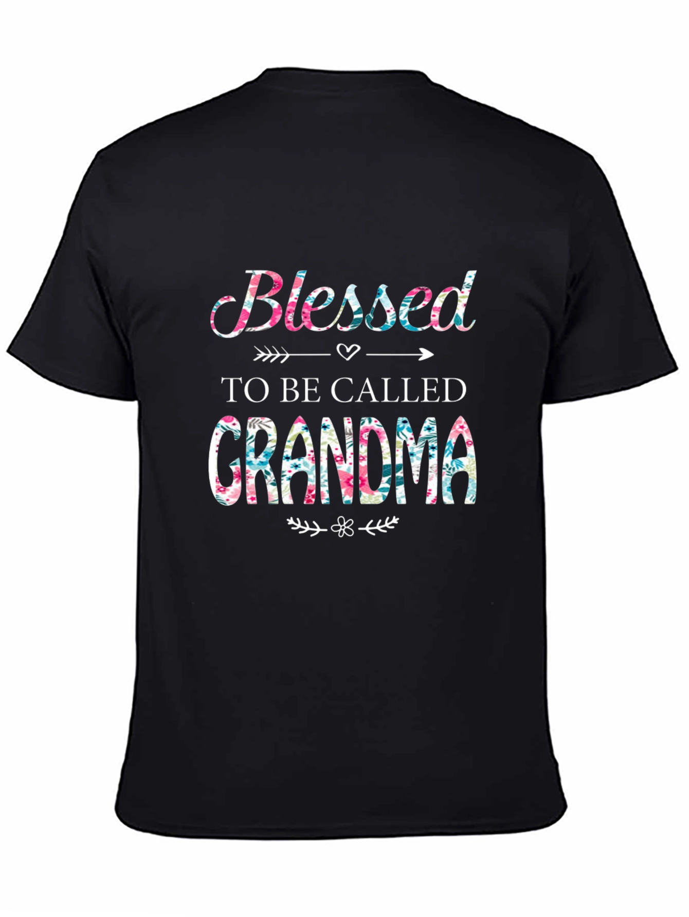 Blessed to be Called Grandma Floral T-Shirt
