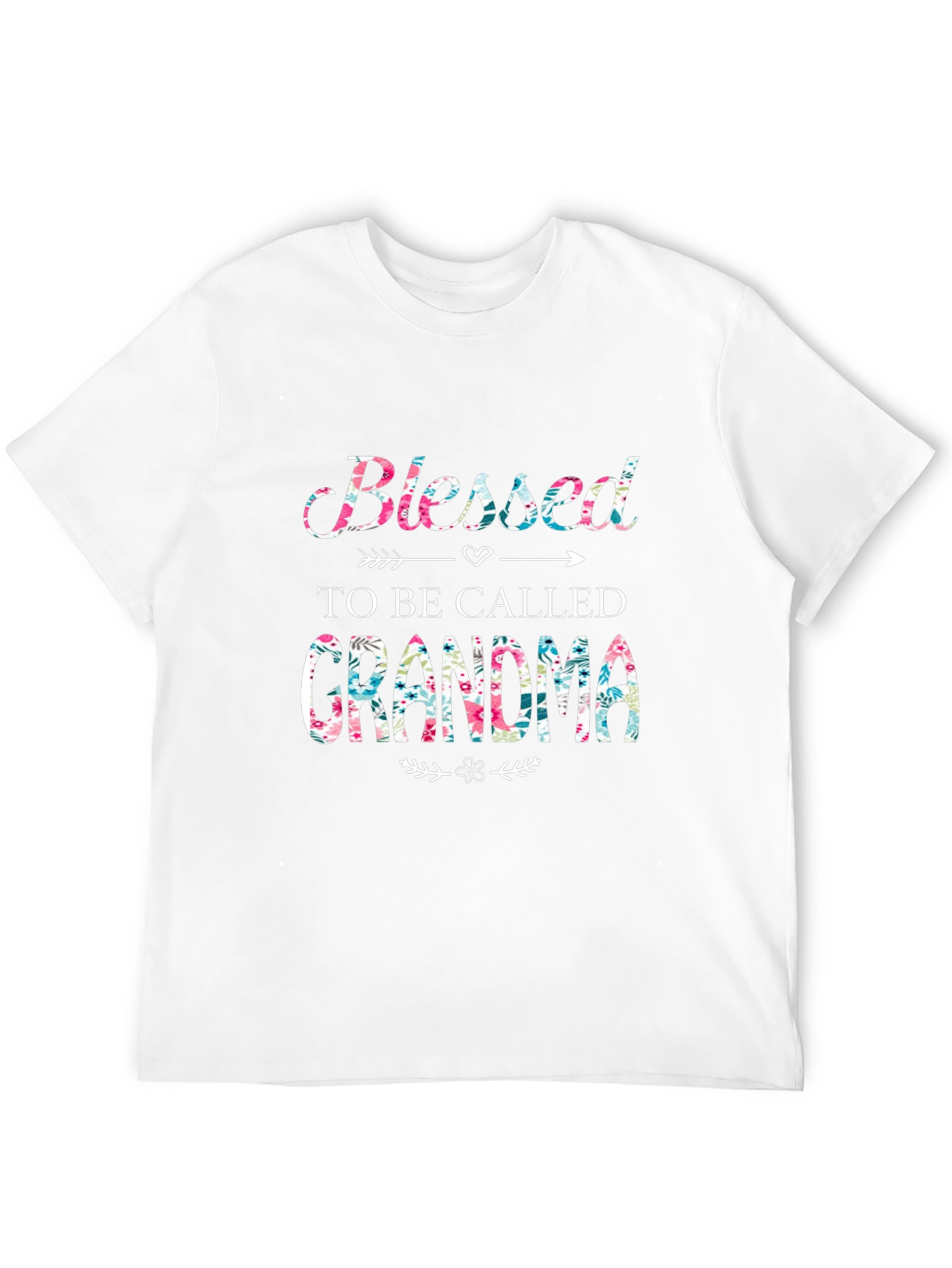 Blessed to be Called Grandma Floral T-Shirt
