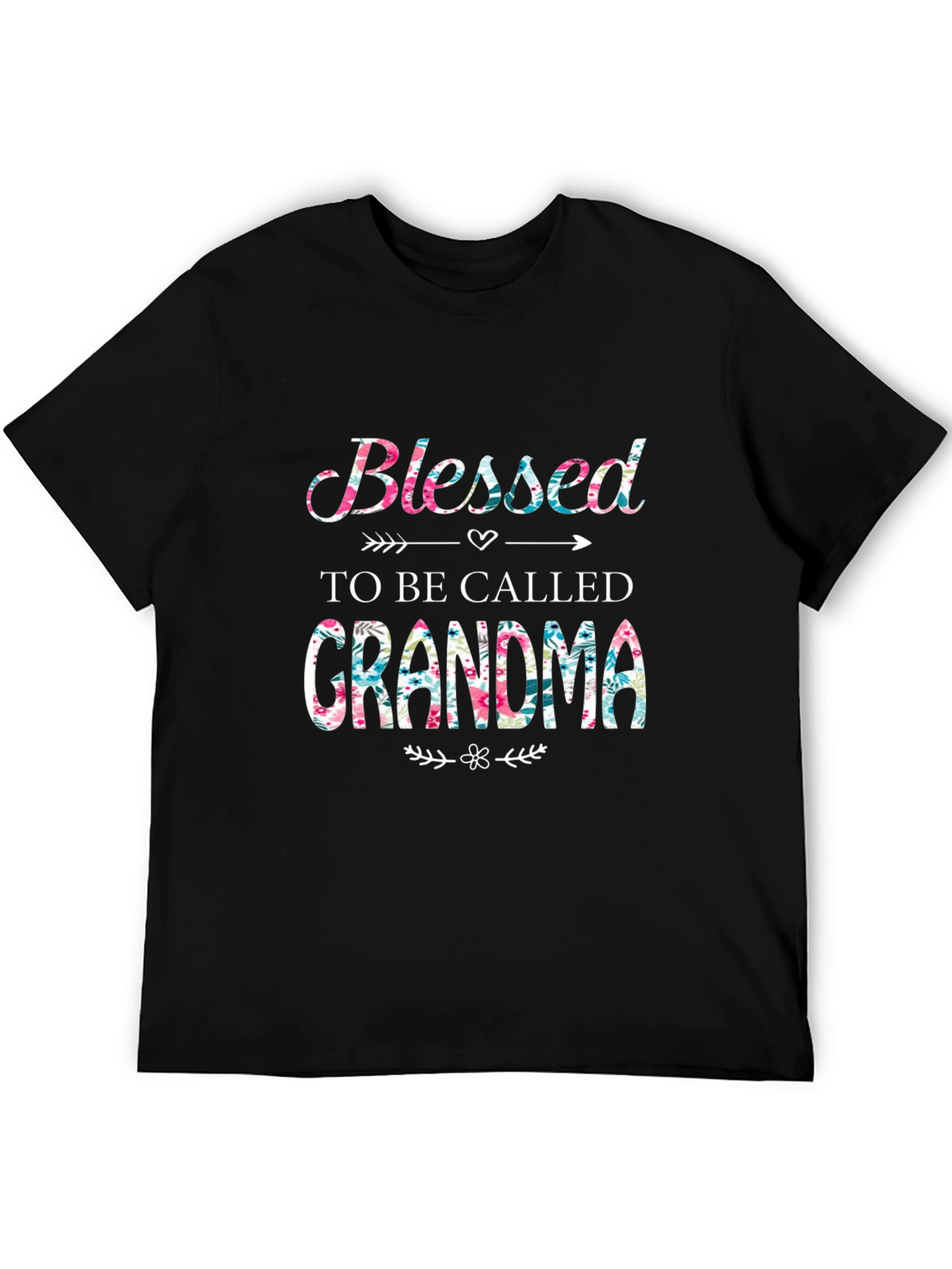 Blessed to be Called Grandma Floral T-Shirt