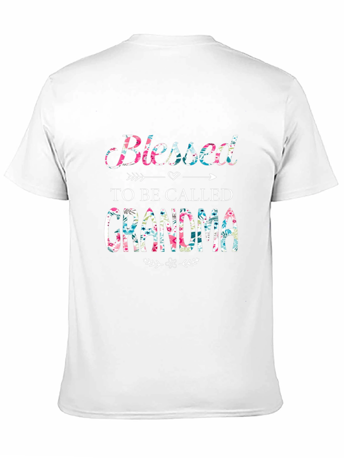 Blessed to be Called Grandma Floral T-Shirt