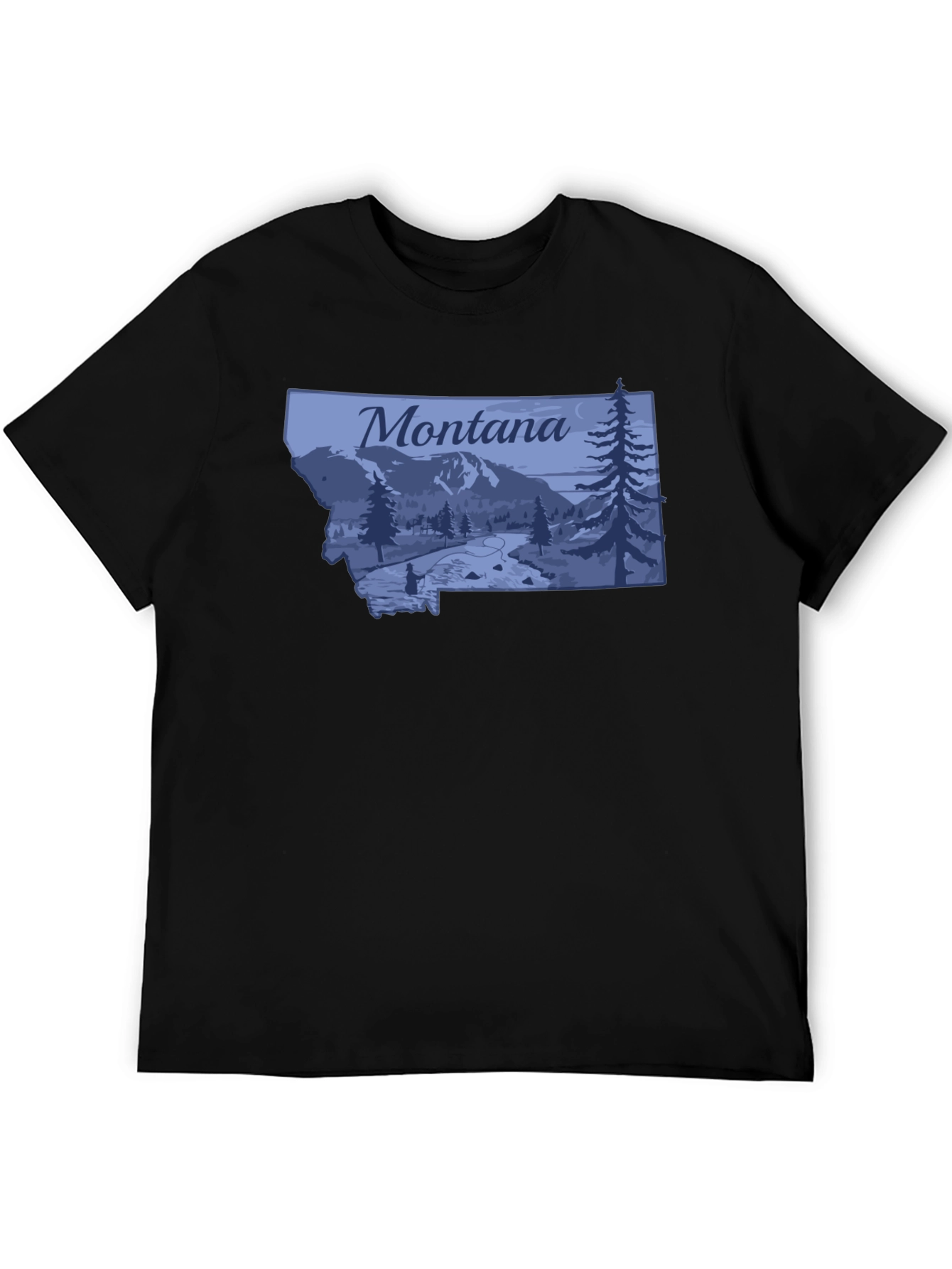 Montana Graphic T-Shirt - Black