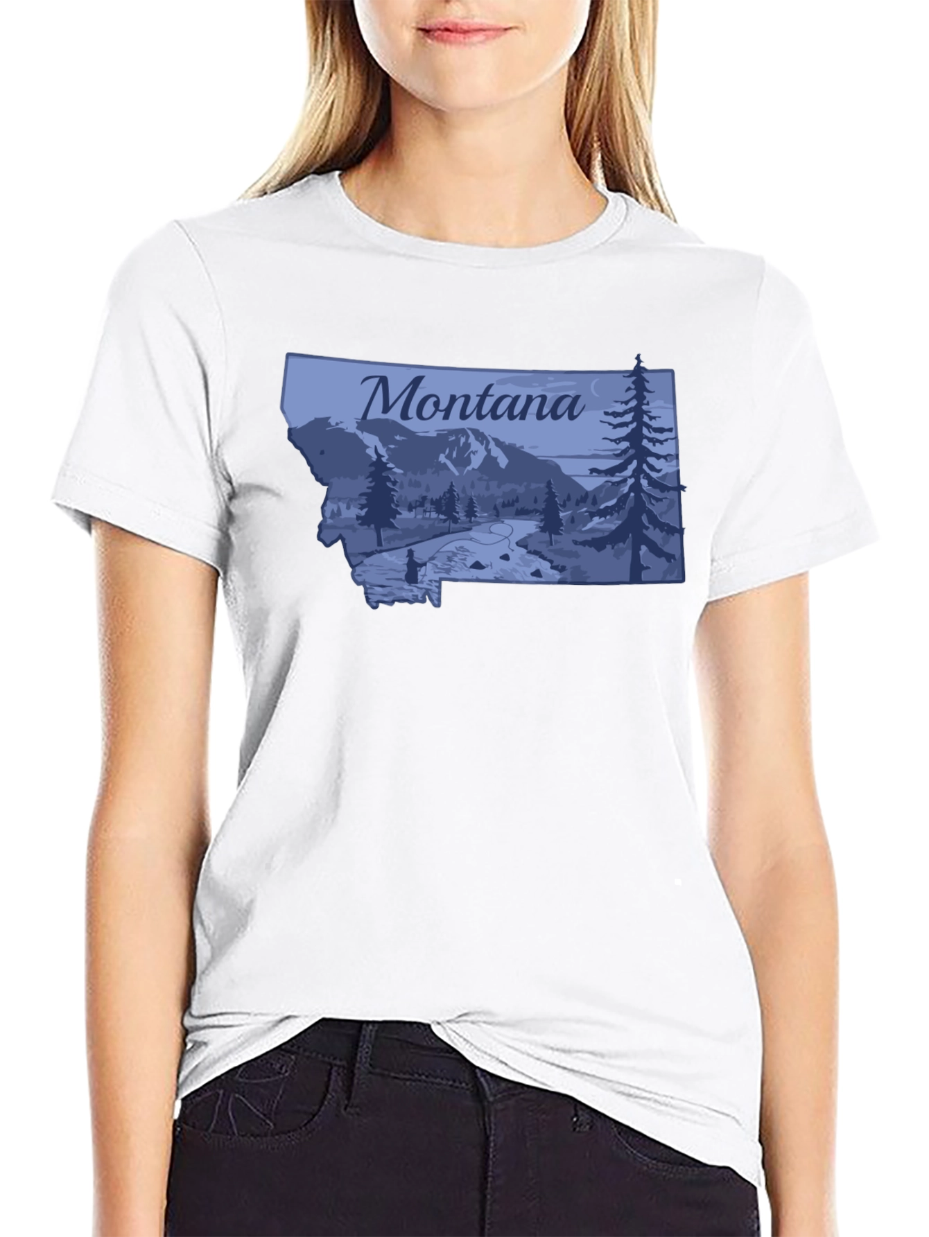 Montana Graphic T-Shirt - Black