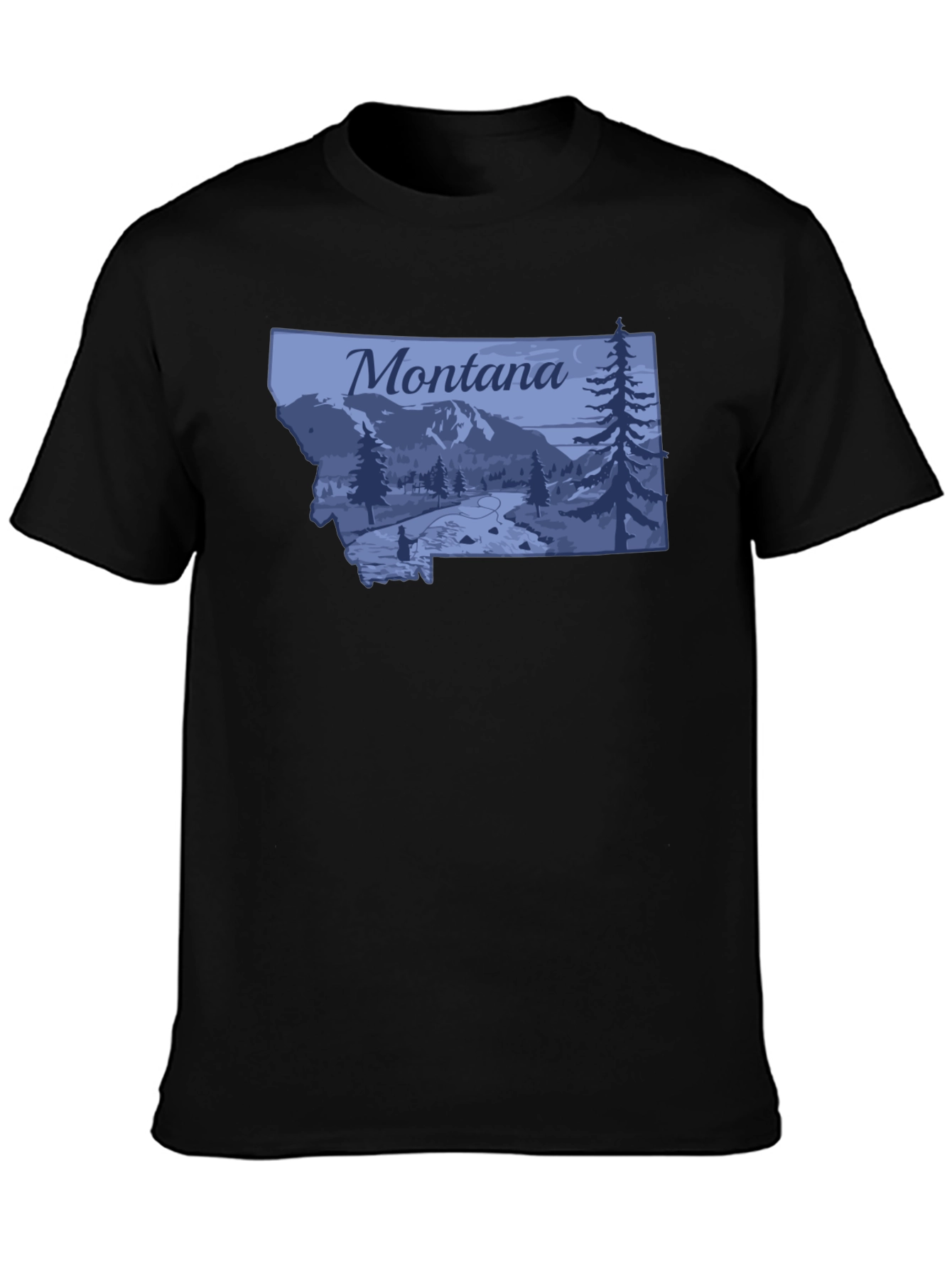 Montana Graphic T-Shirt - Black