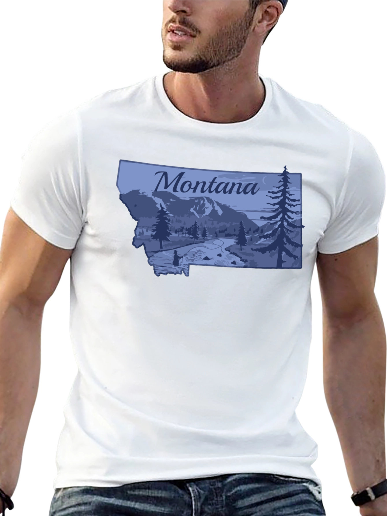 Montana Graphic T-Shirt - Black