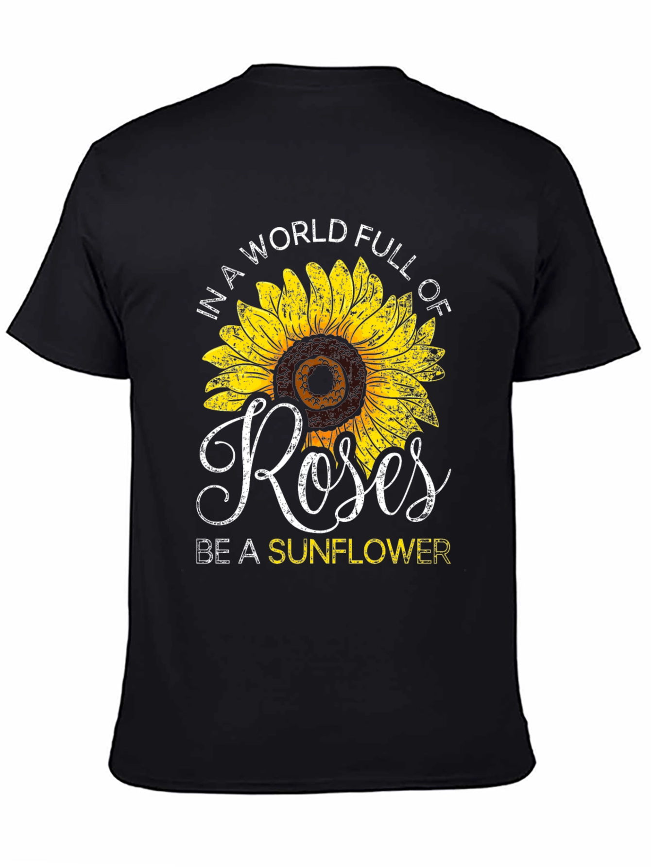 Sunflower Roses Graphic T-Shirt
