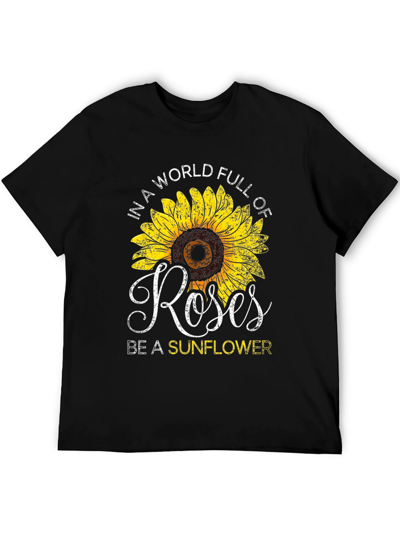 Sunflower Roses Graphic T-Shirt