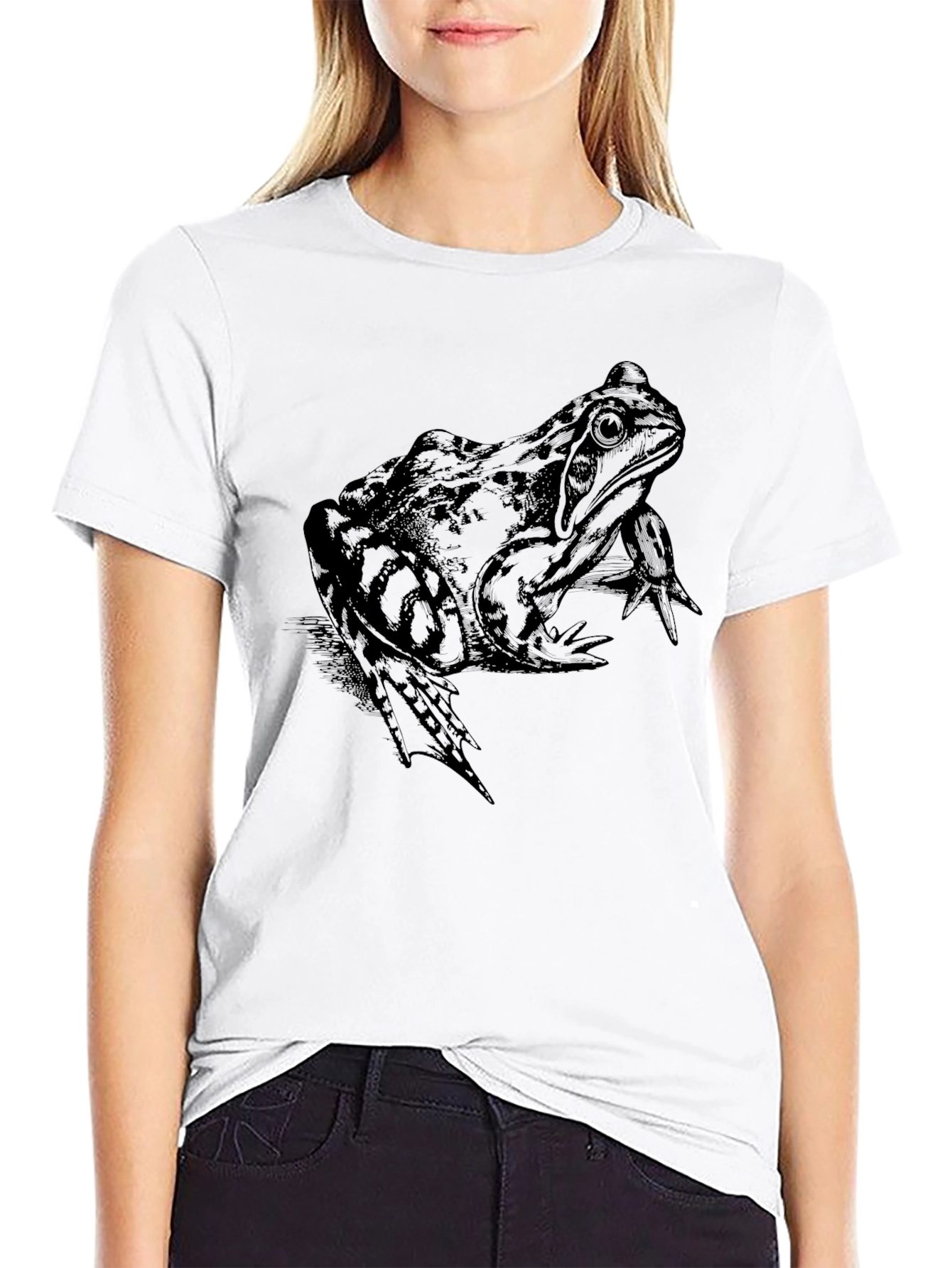 Frog Graphic Tee - Mens Black T-Shirt