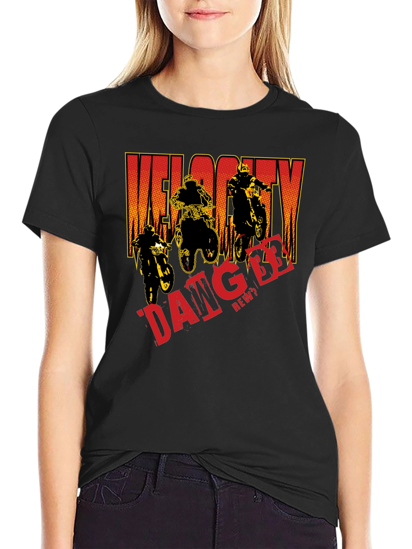 Velocity Danger T-Shirt Black