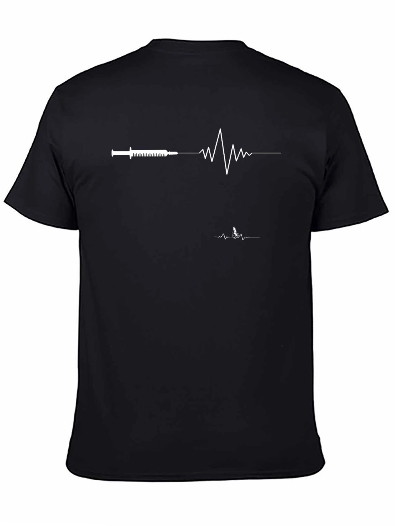 Medical Pulse Syringe Graphic Tee - Black