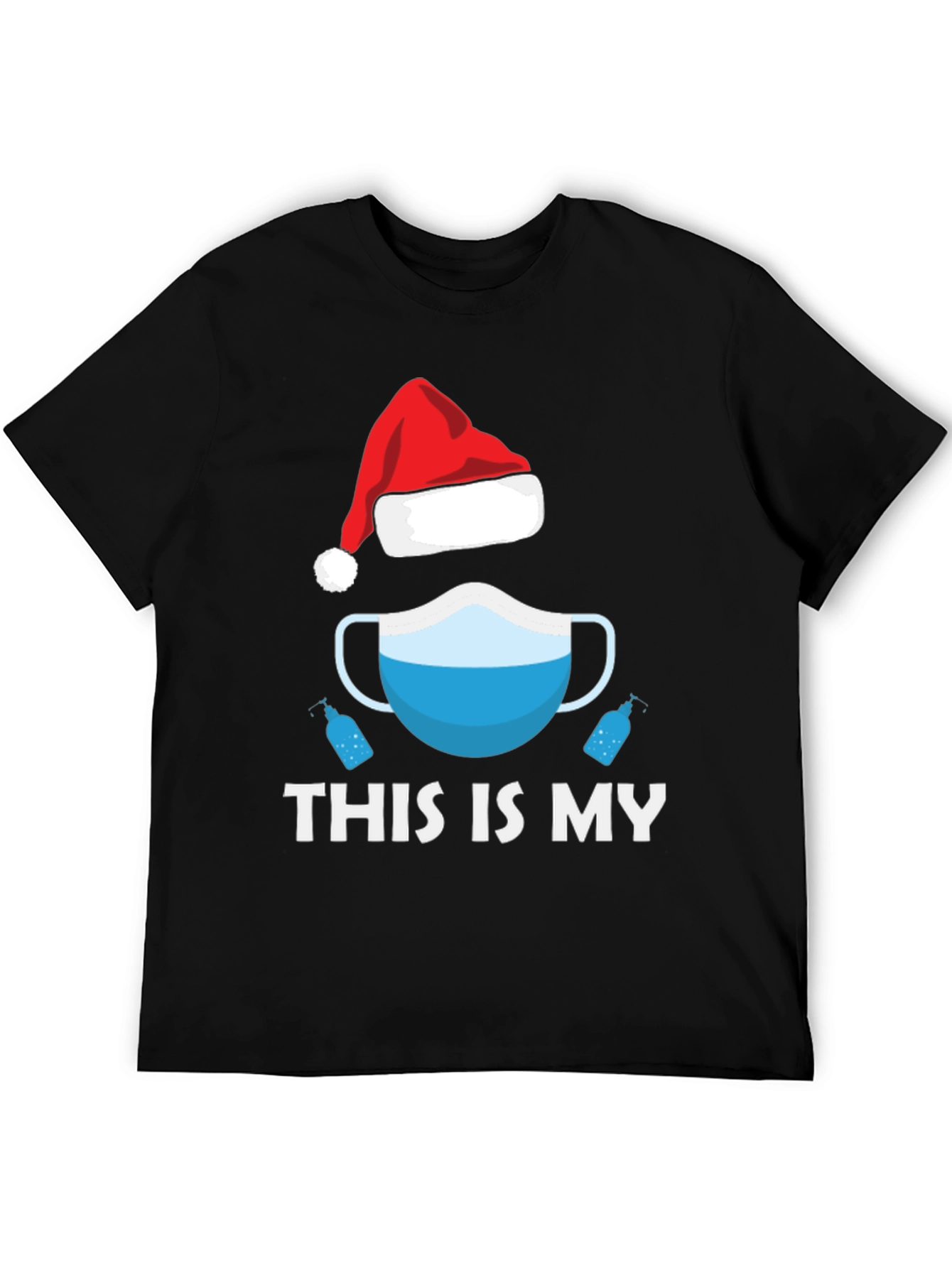 Funny 2020 Christmas Mask Holiday T-Shirt