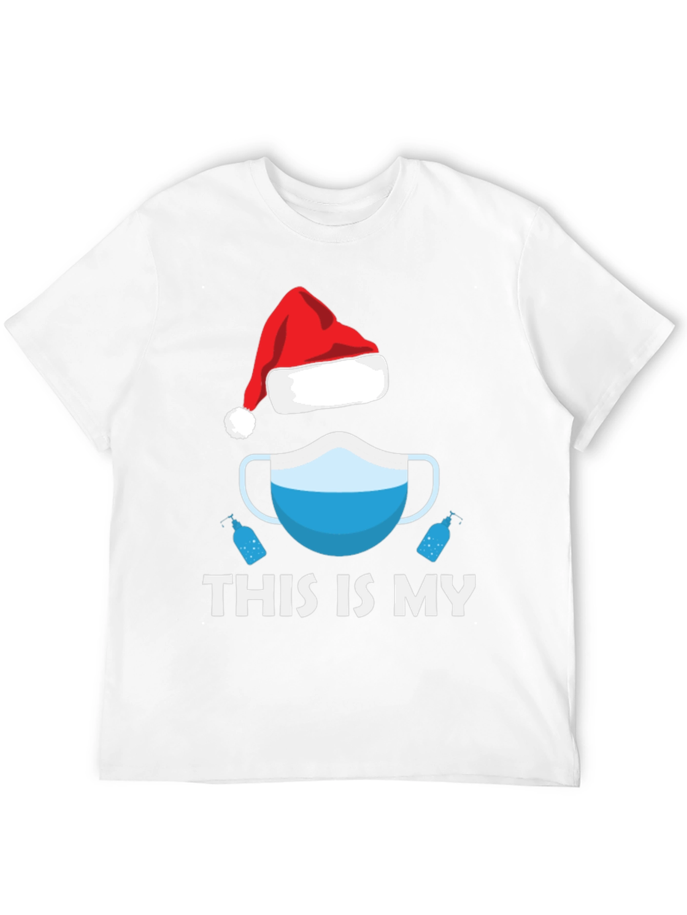 Funny 2020 Christmas Mask Holiday T-Shirt