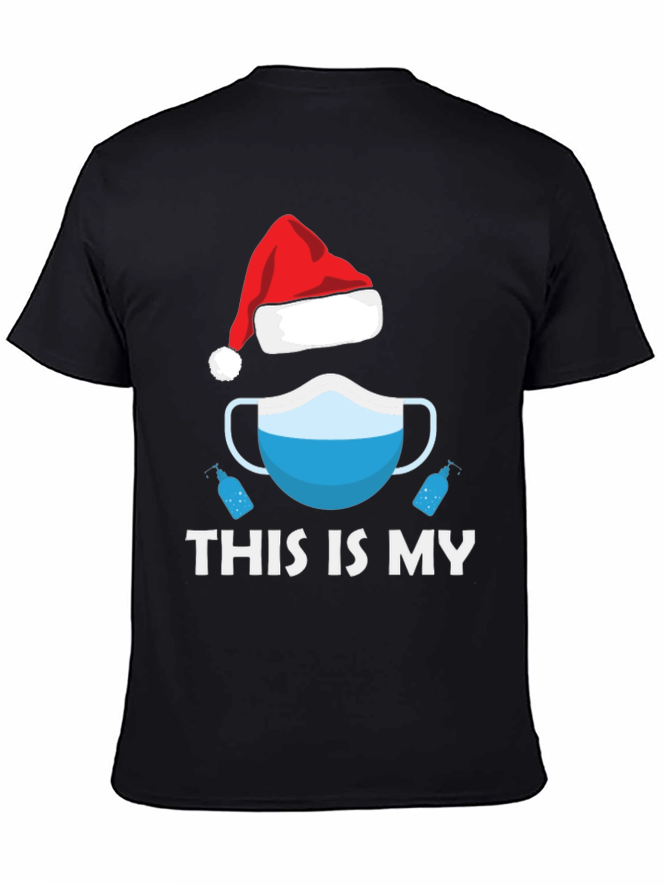 Funny 2020 Christmas Mask Holiday T-Shirt