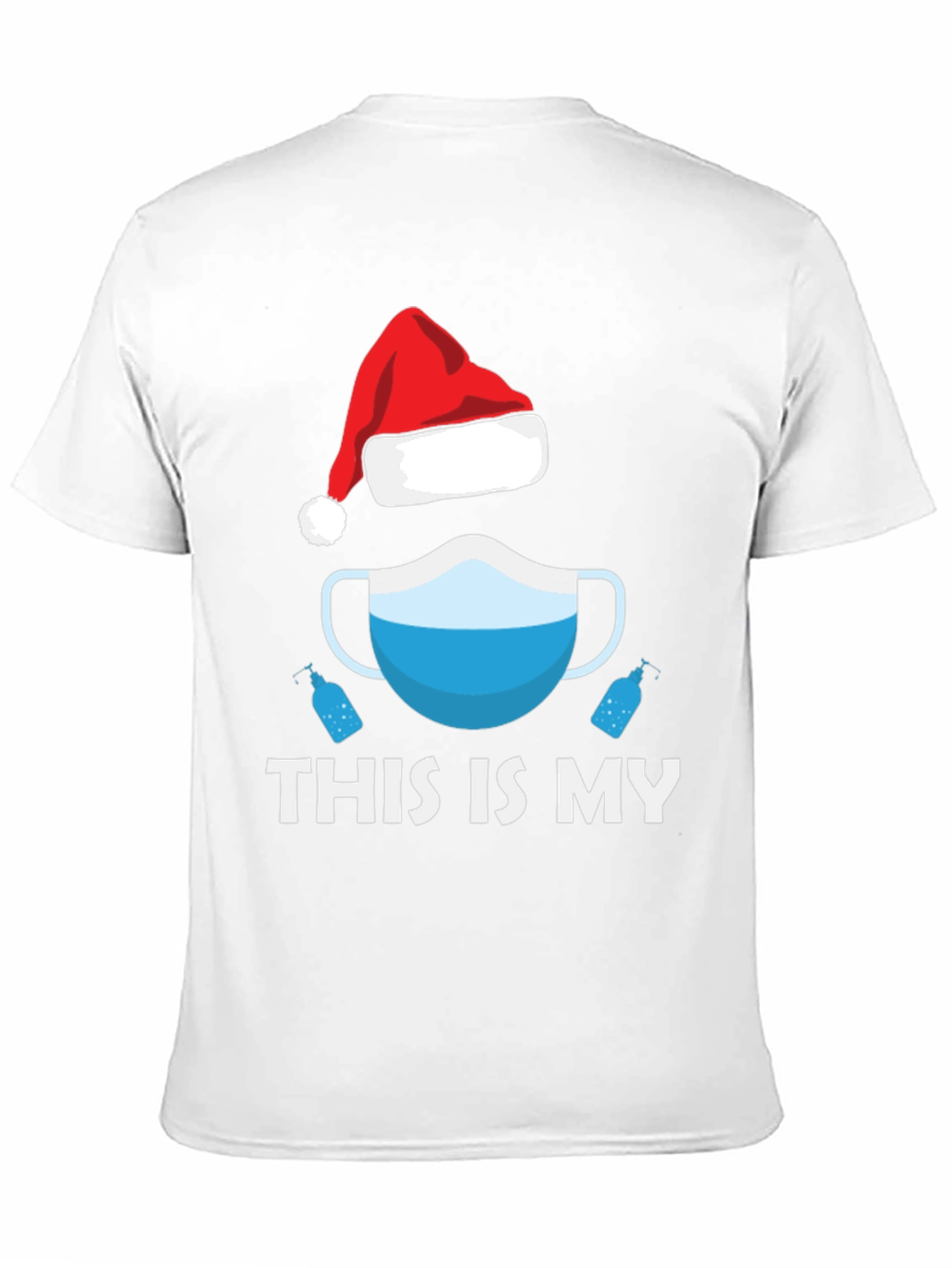Funny 2020 Christmas Mask Holiday T-Shirt