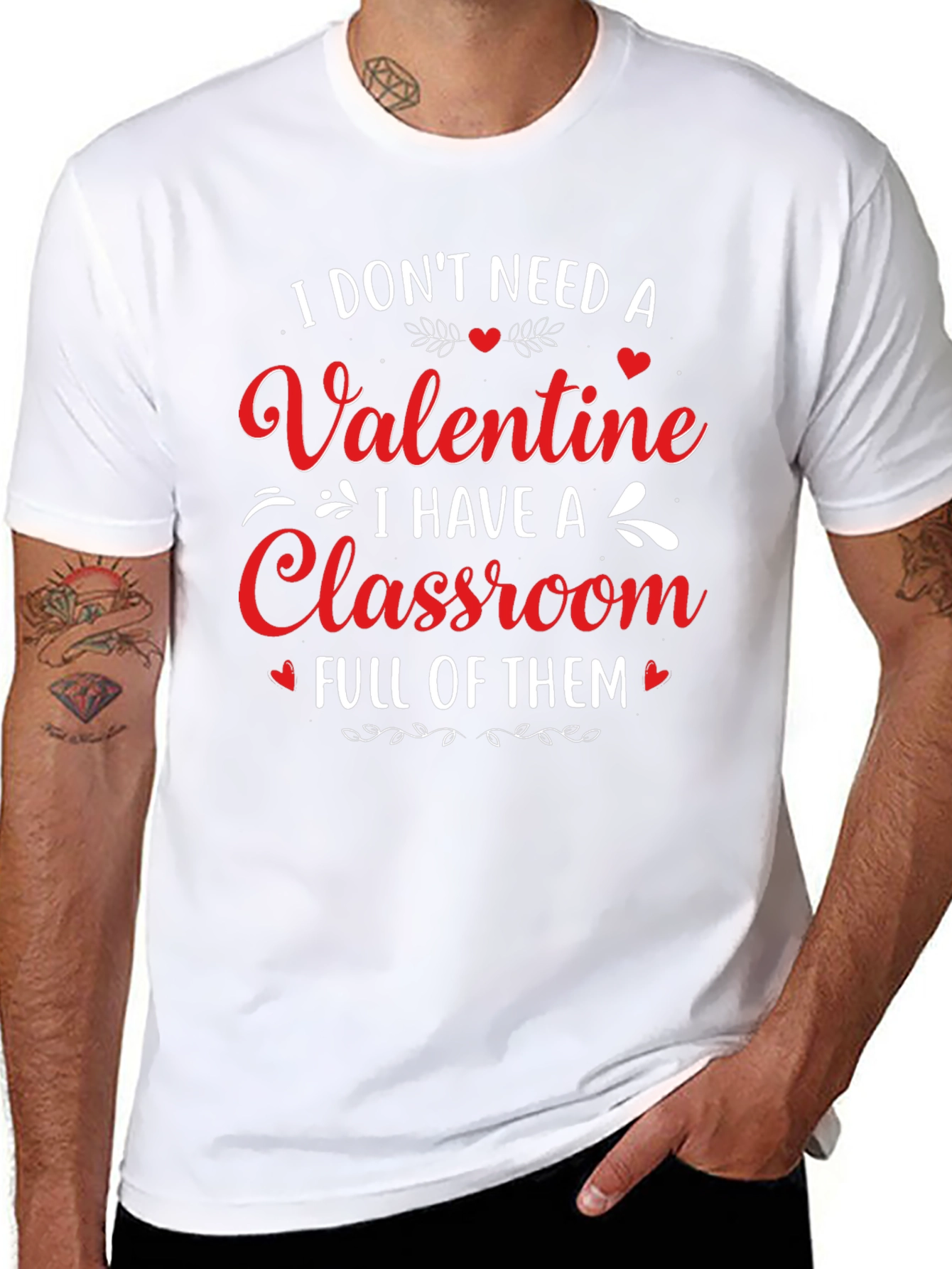 Valentines Day Teacher T-Shirt