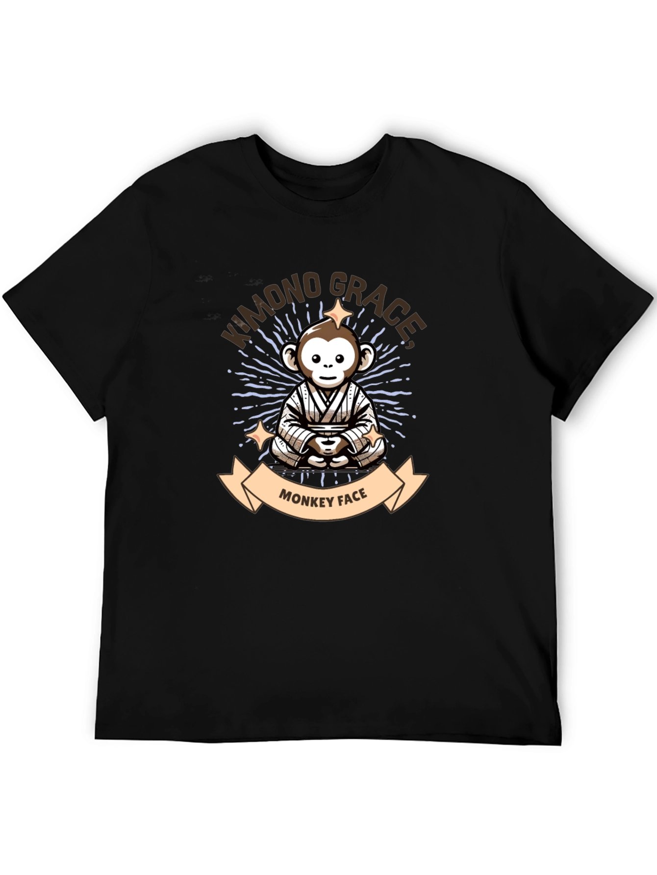 Kimono Grace Monkey Face Graphic Tee