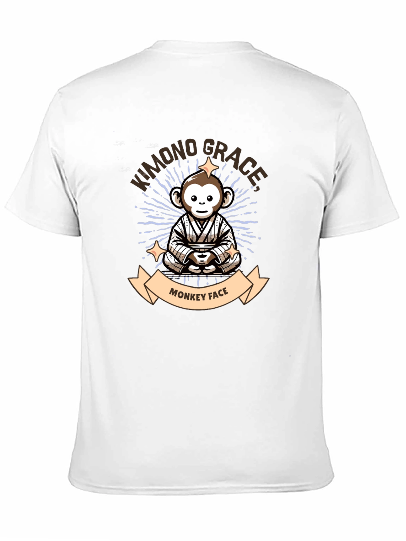 Kimono Grace Monkey Face Graphic Tee