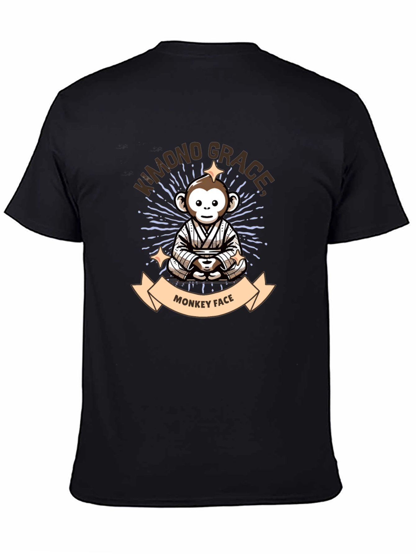Kimono Grace Monkey Face Graphic Tee