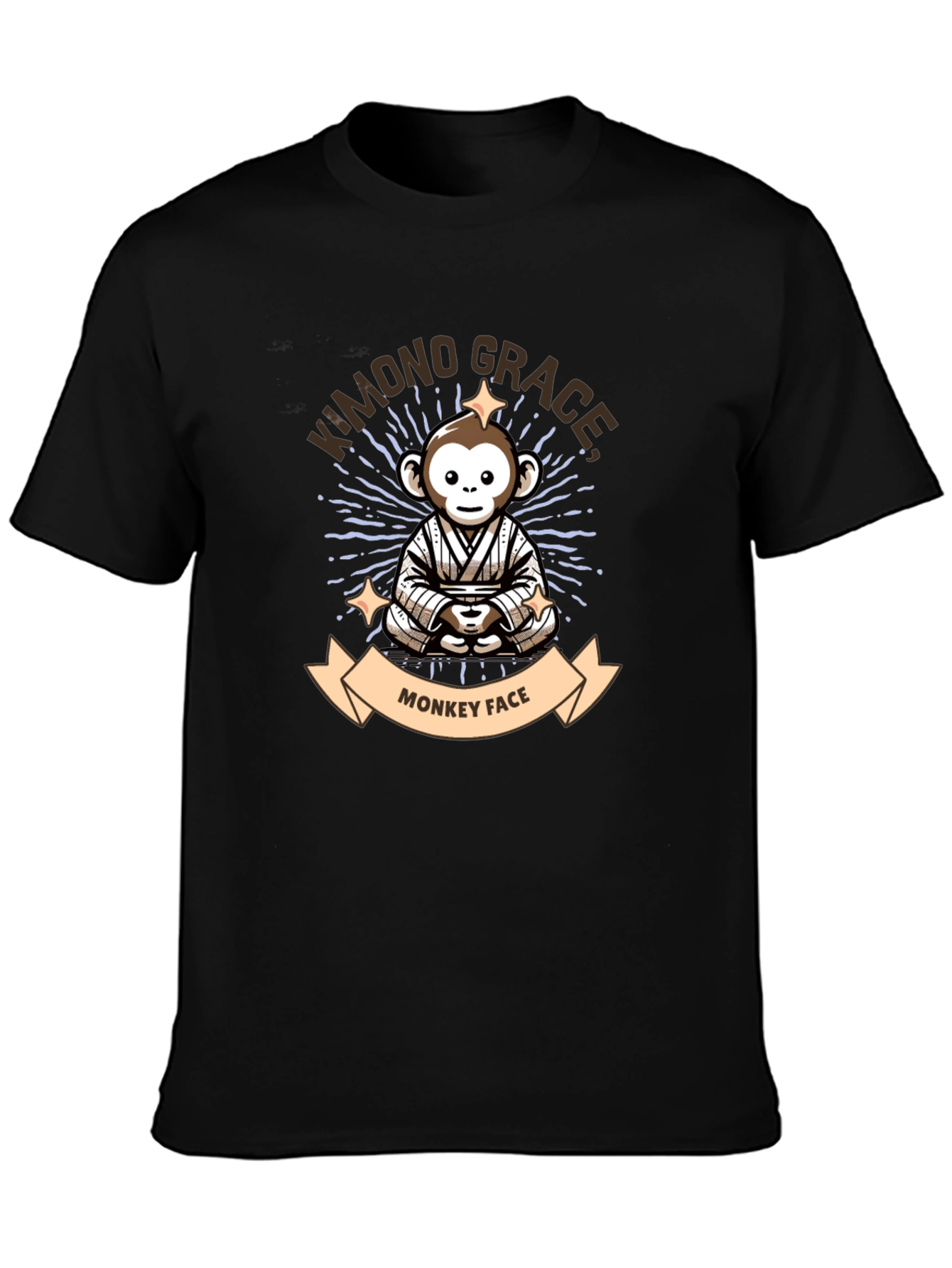 Kimono Grace Monkey Face Graphic Tee